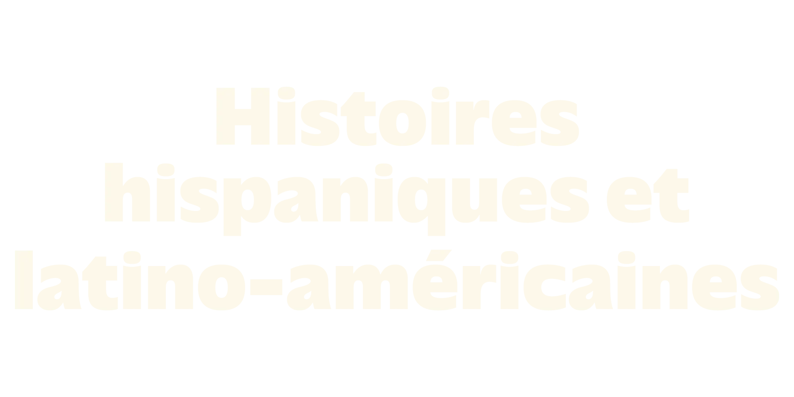 Histoires hispaniques et latino-américaines