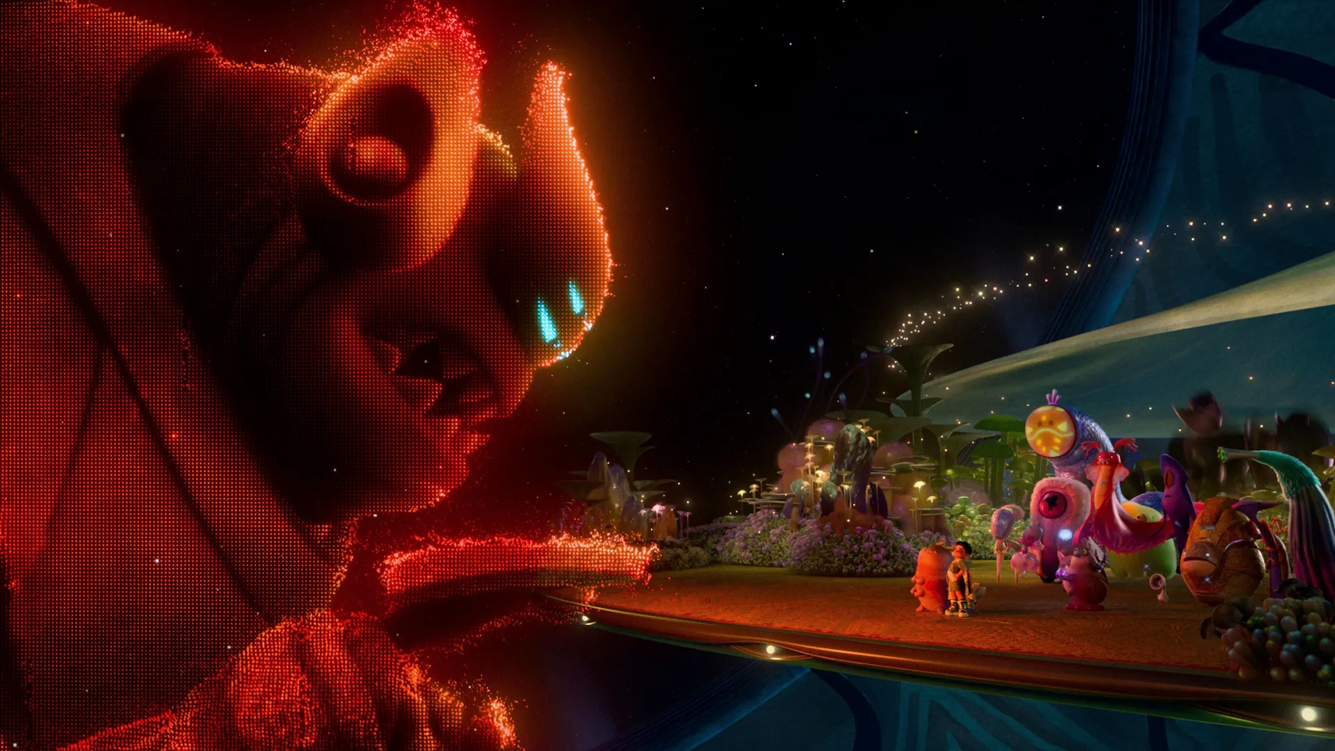 Lord Grigon (voiced by Brad Garrett) threatens the Communiverse.