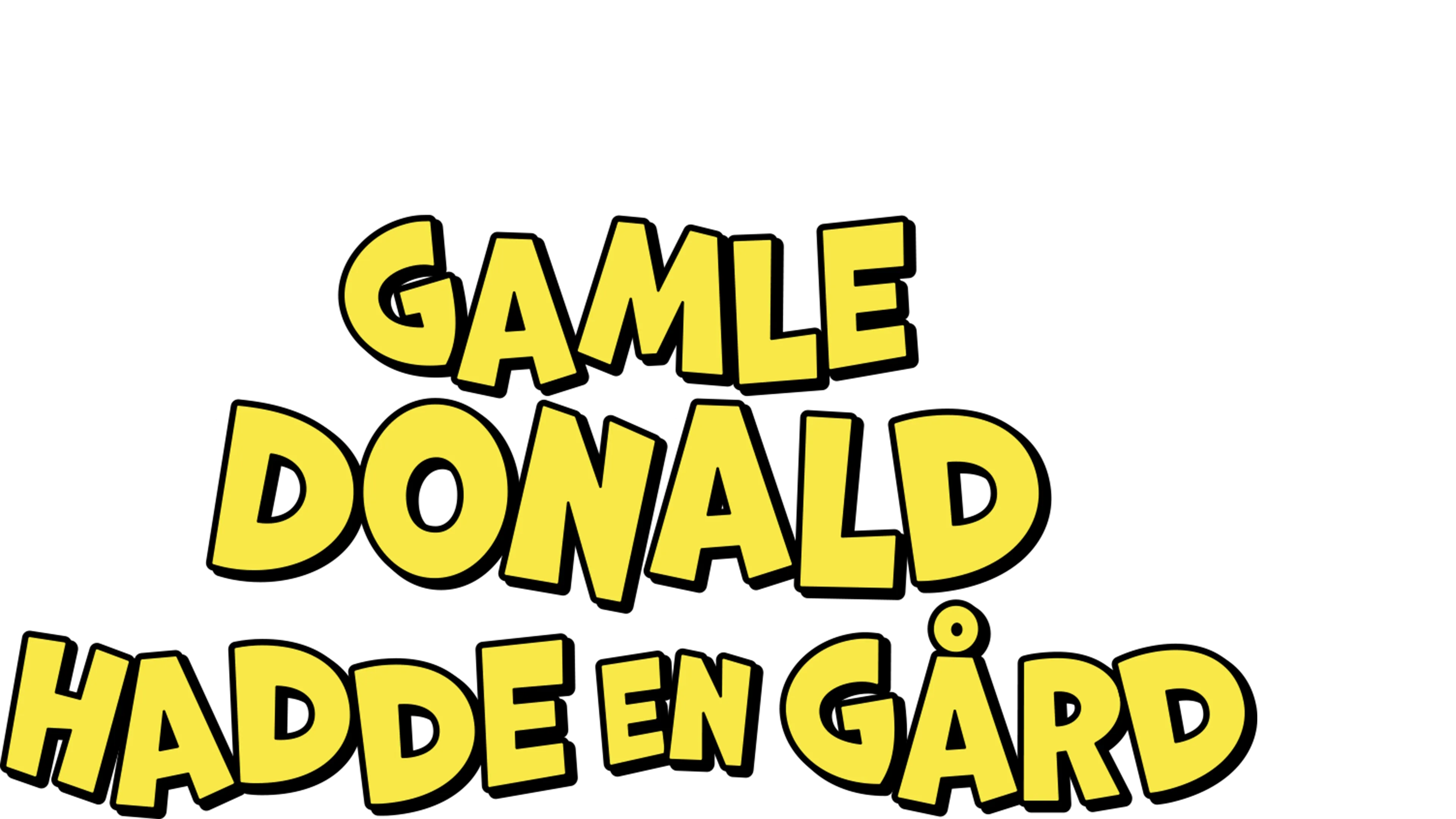Gamle Donald hadde en gård