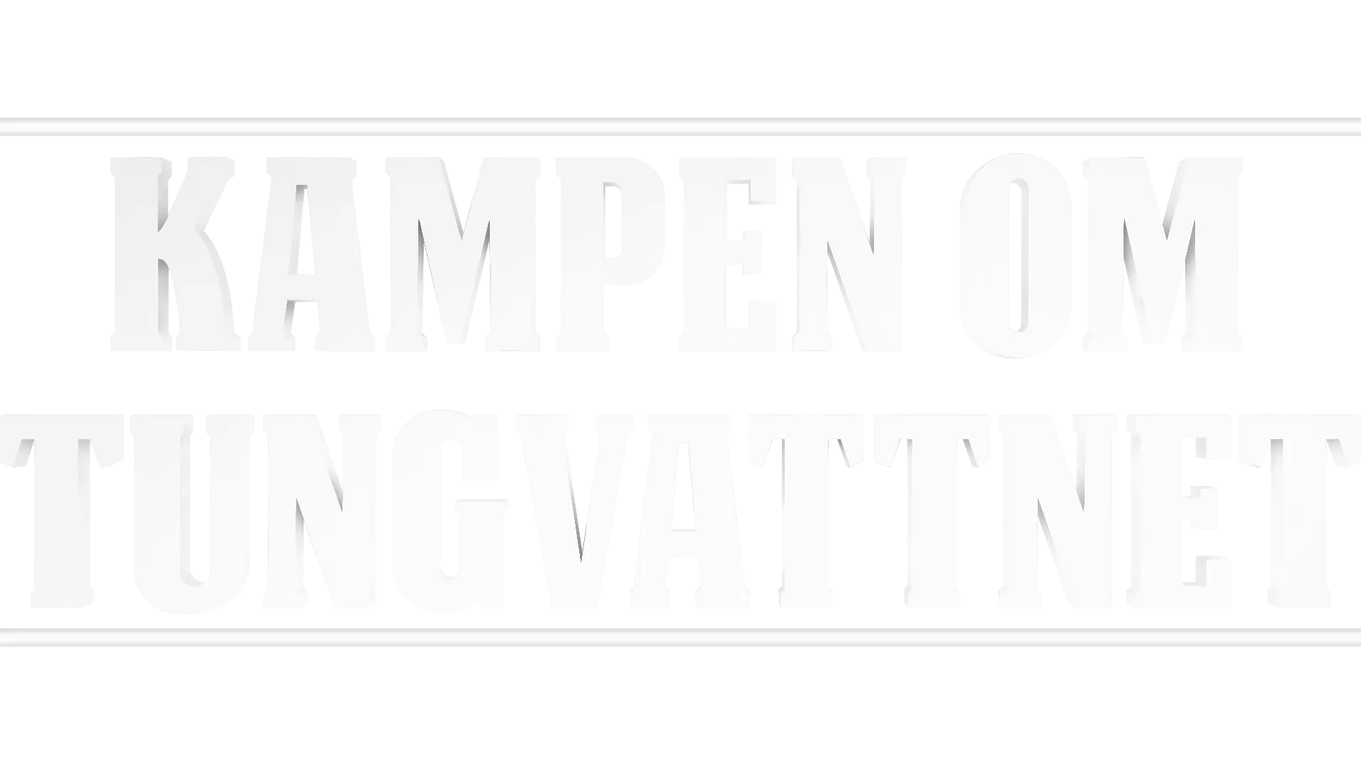 Kampen om tungtvannet