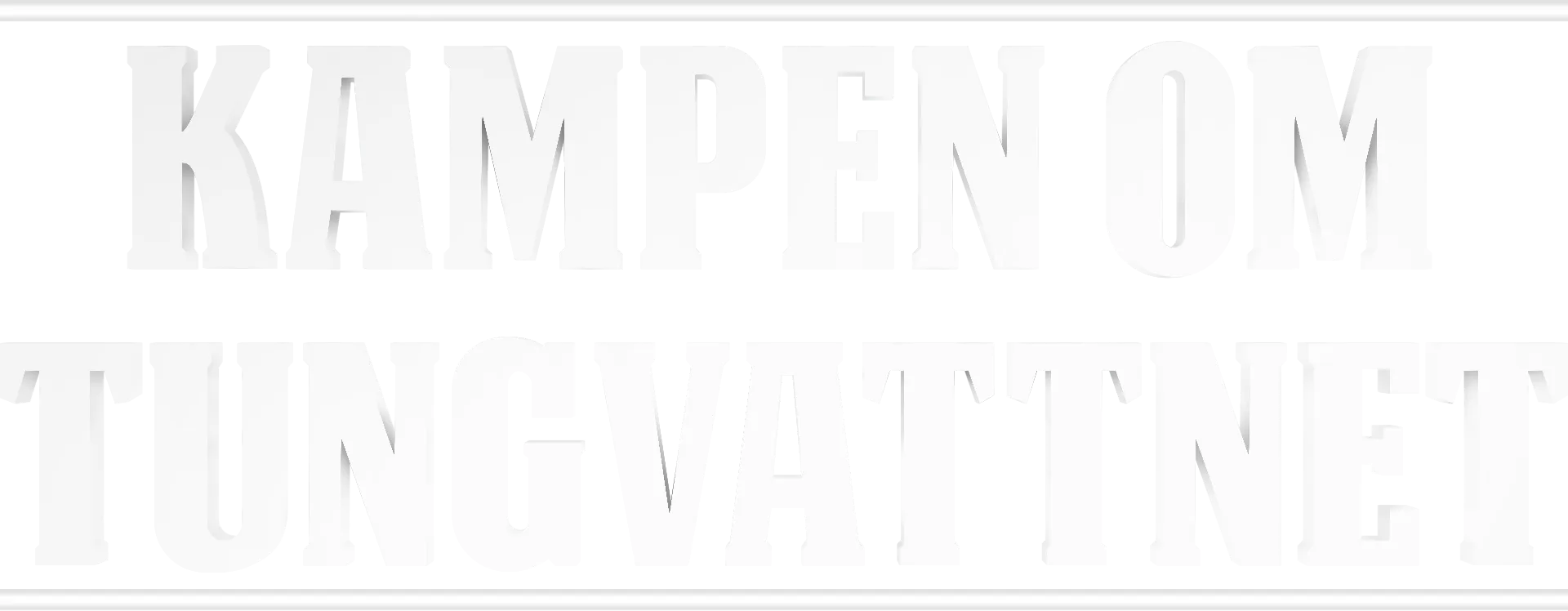 Kampen om tungtvannet