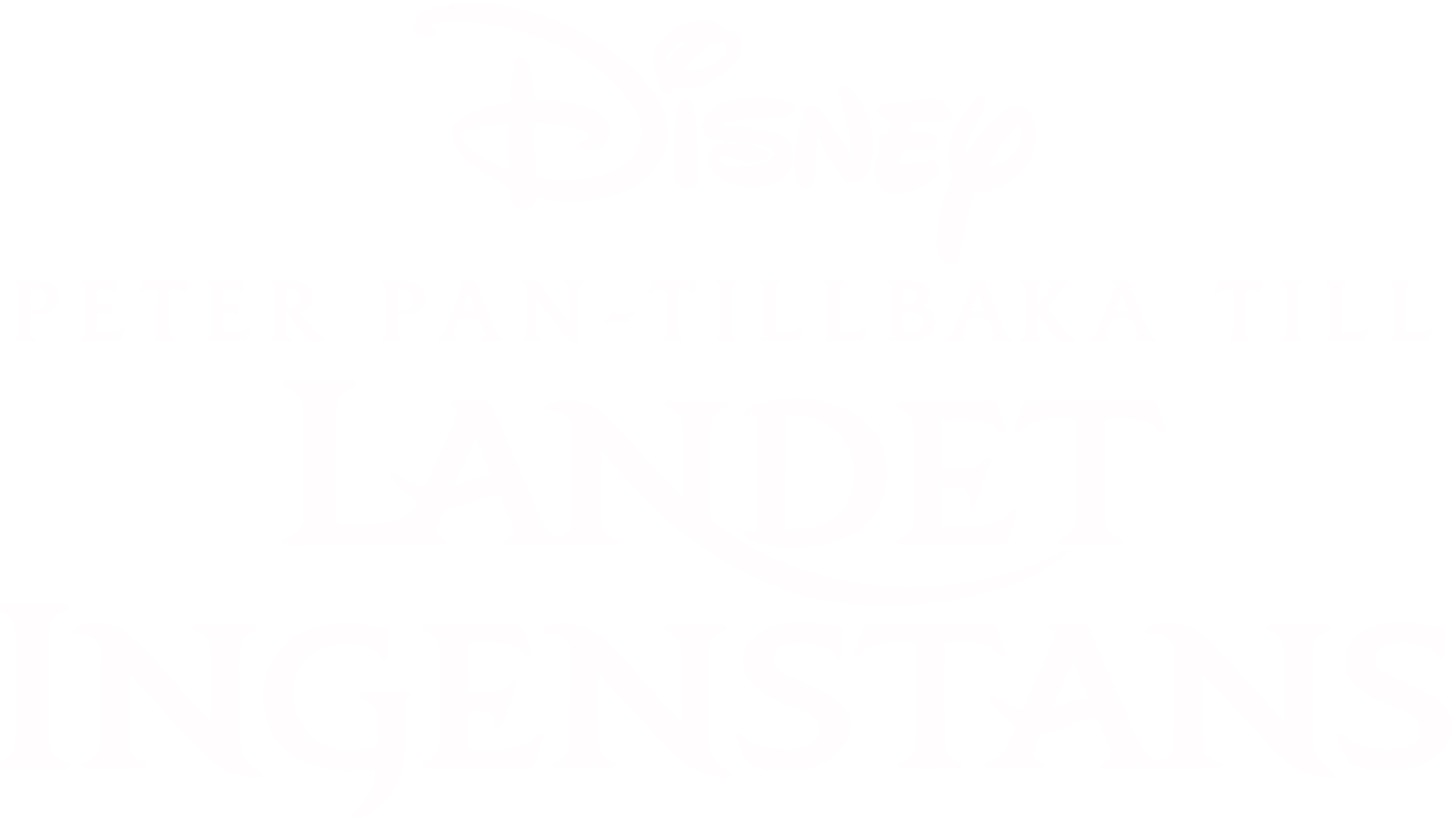 Peter Pan - tillbaka till landet ingenstans
