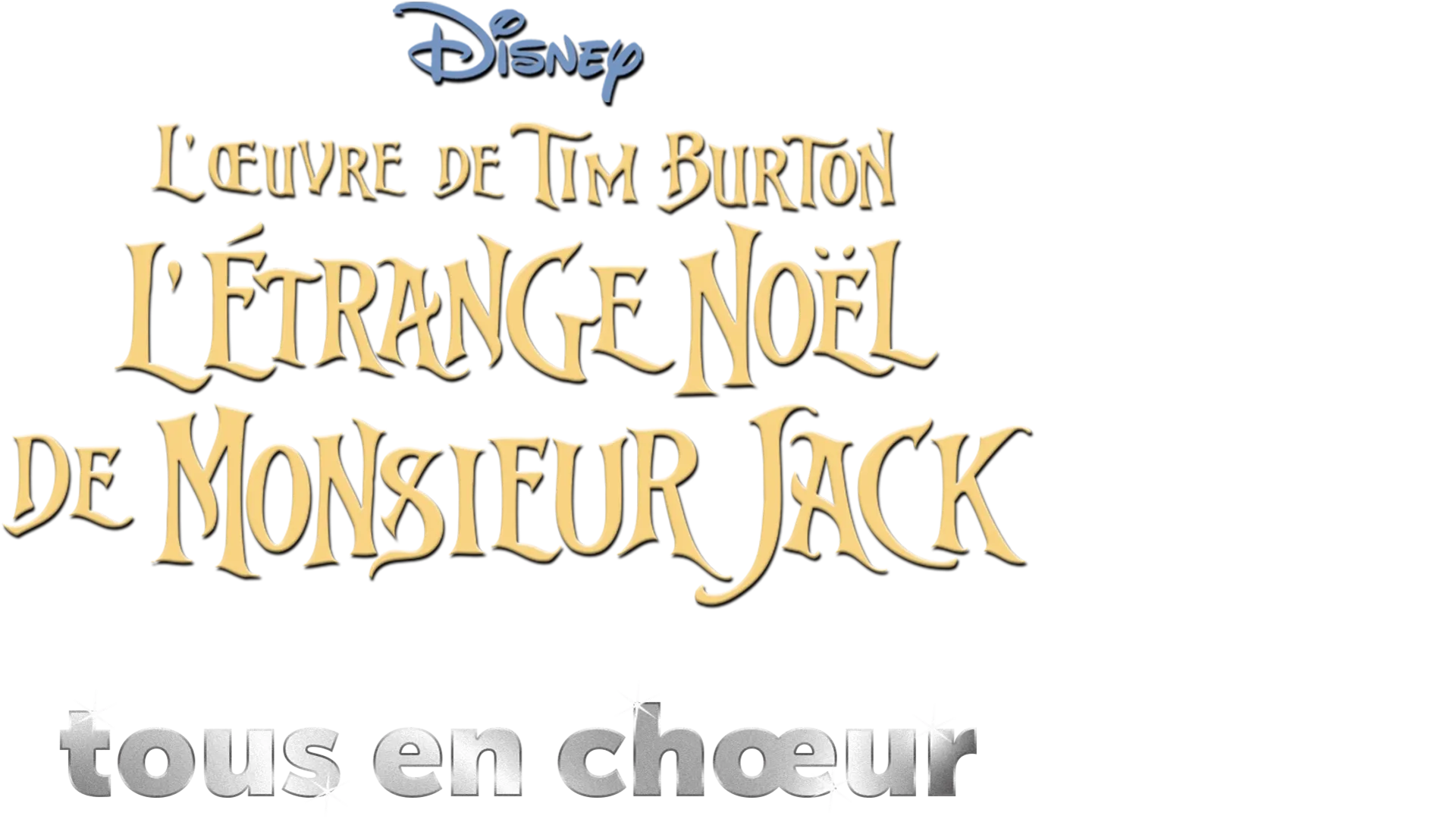 L’Œuvre de Tim Burton L’Étrange Noël de Monsieur Jack  tous en chœur
