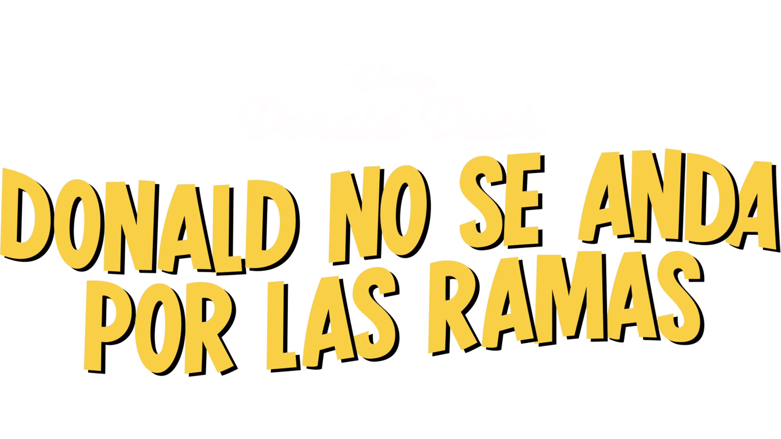 Donald no se anda por las ramas