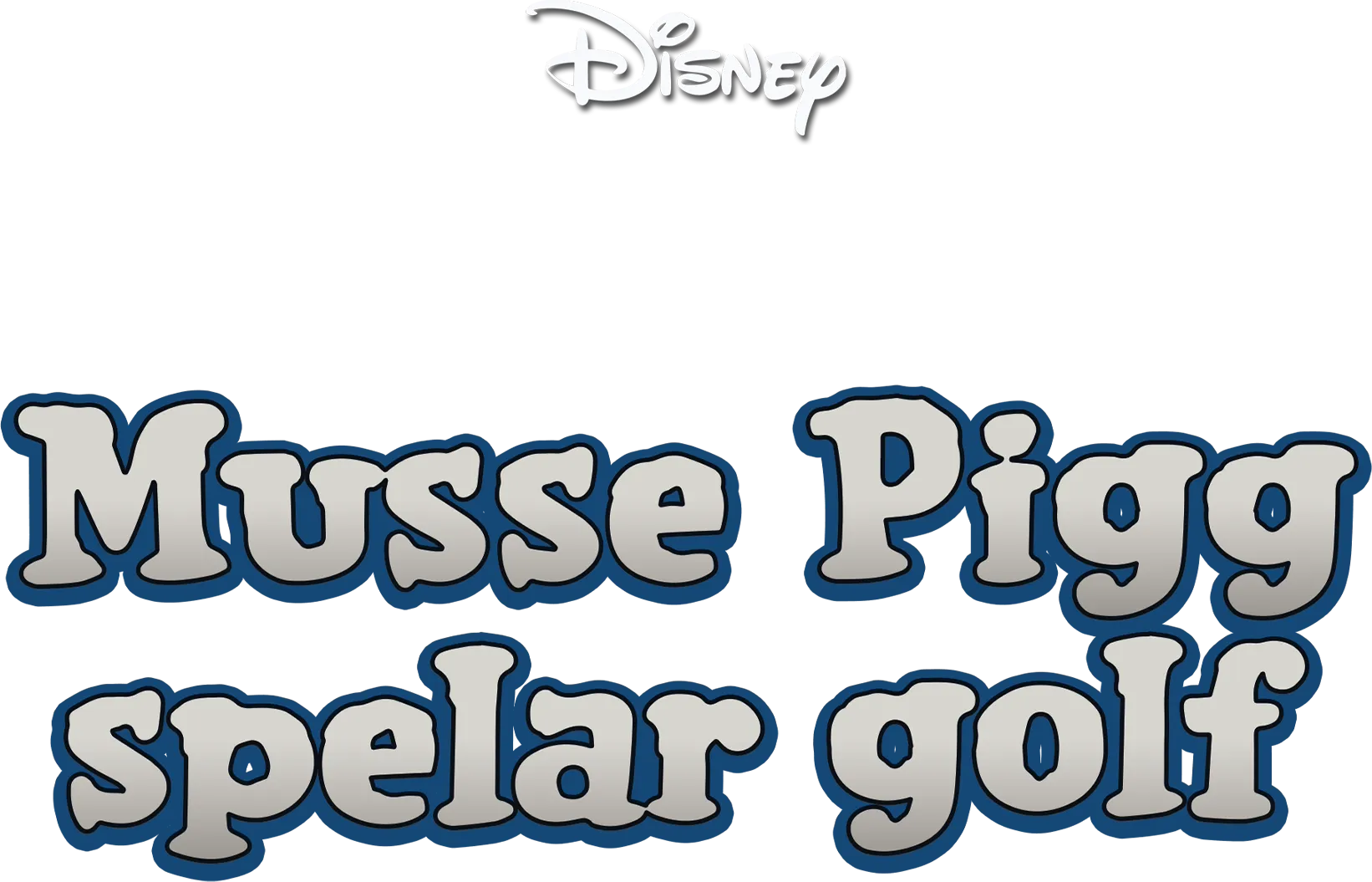 Musse Pigg spelar golf