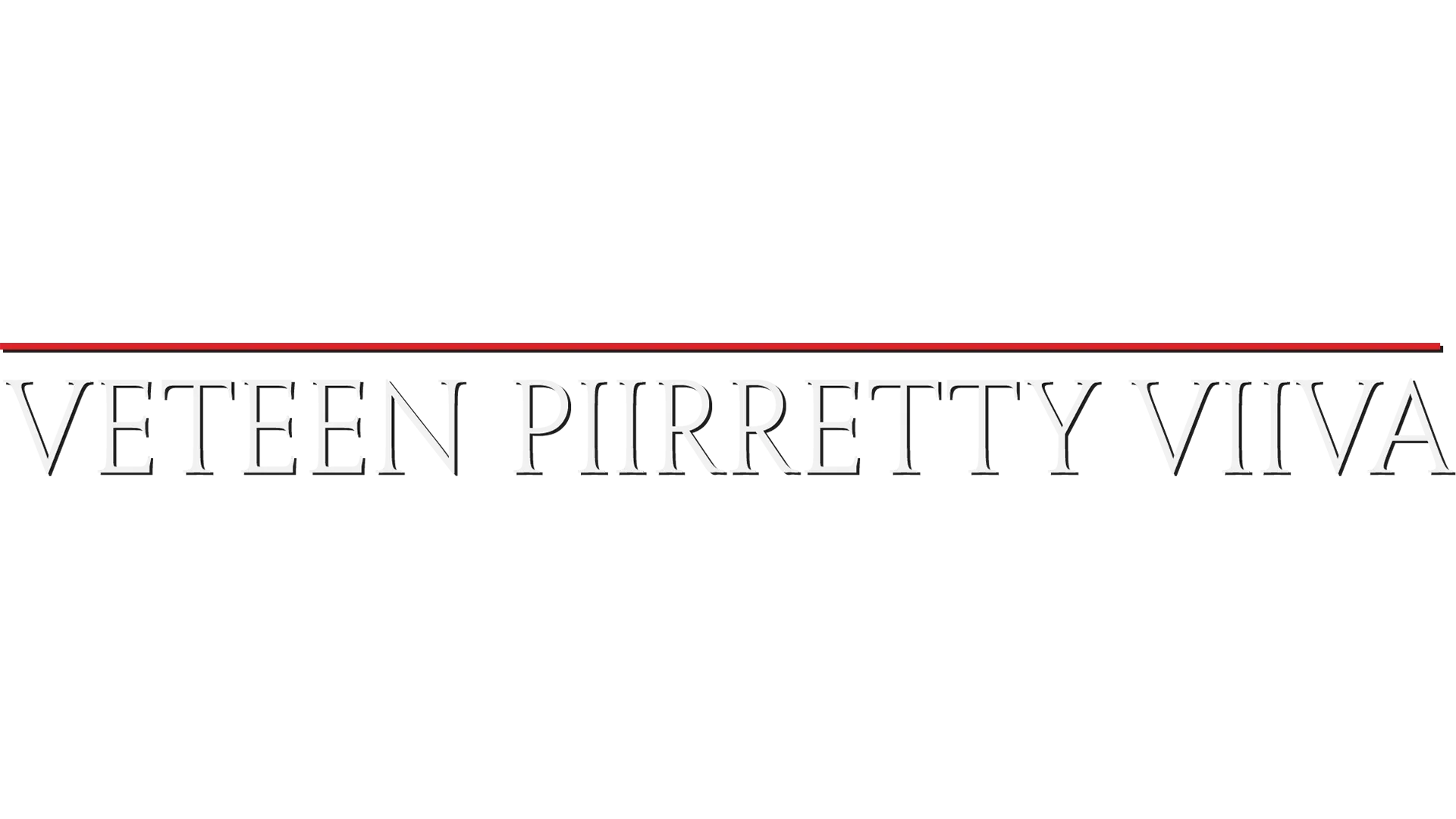 Veteen piirretty viiva