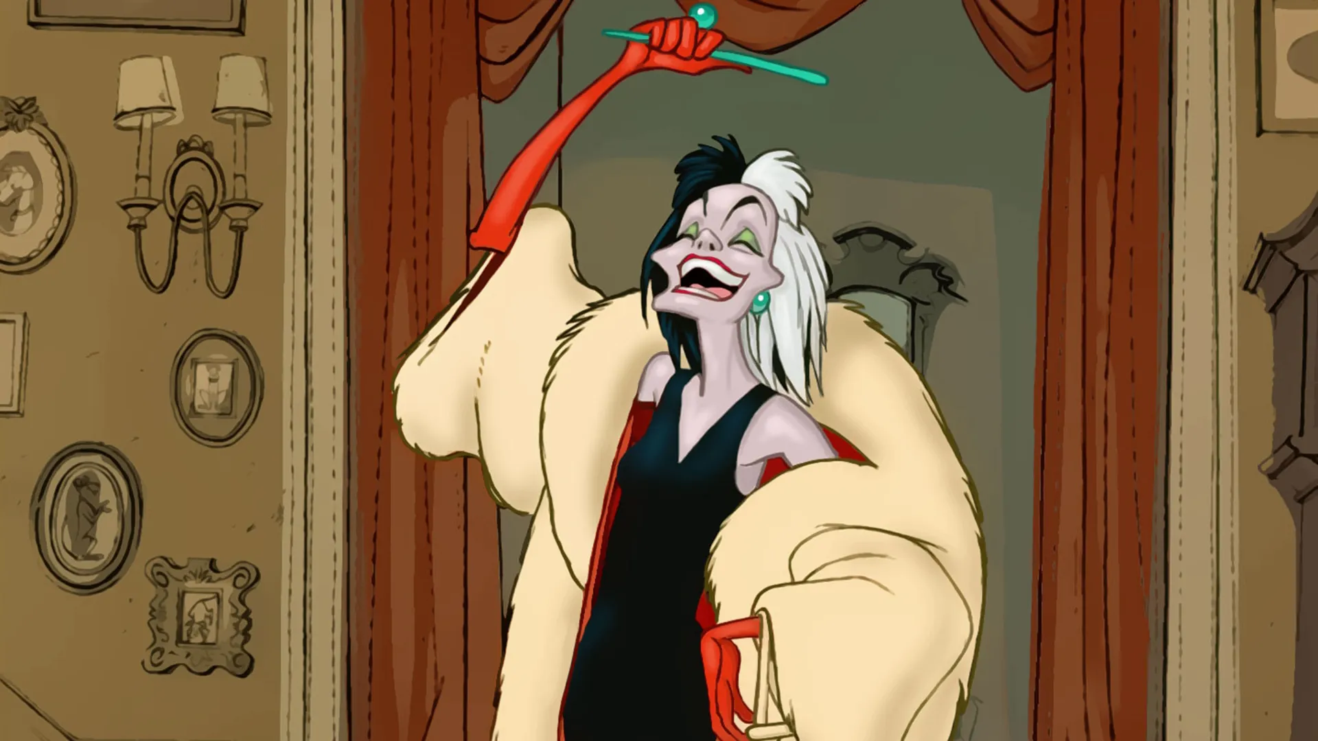 Cruella De Vil in 101 Dalmatians
