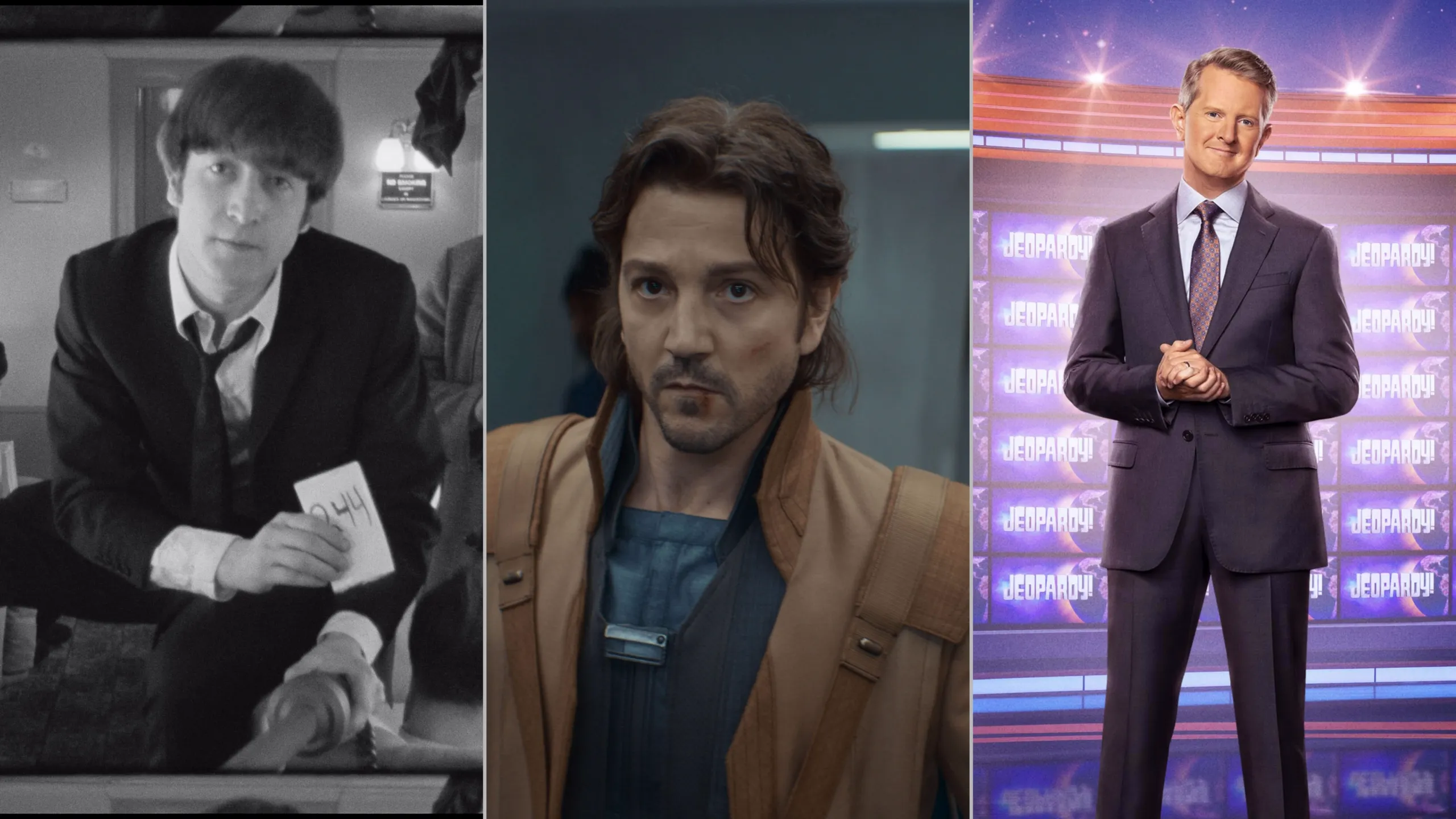 John Lennon, Cassian Andor (Diego Luna), and Ken Jennings.