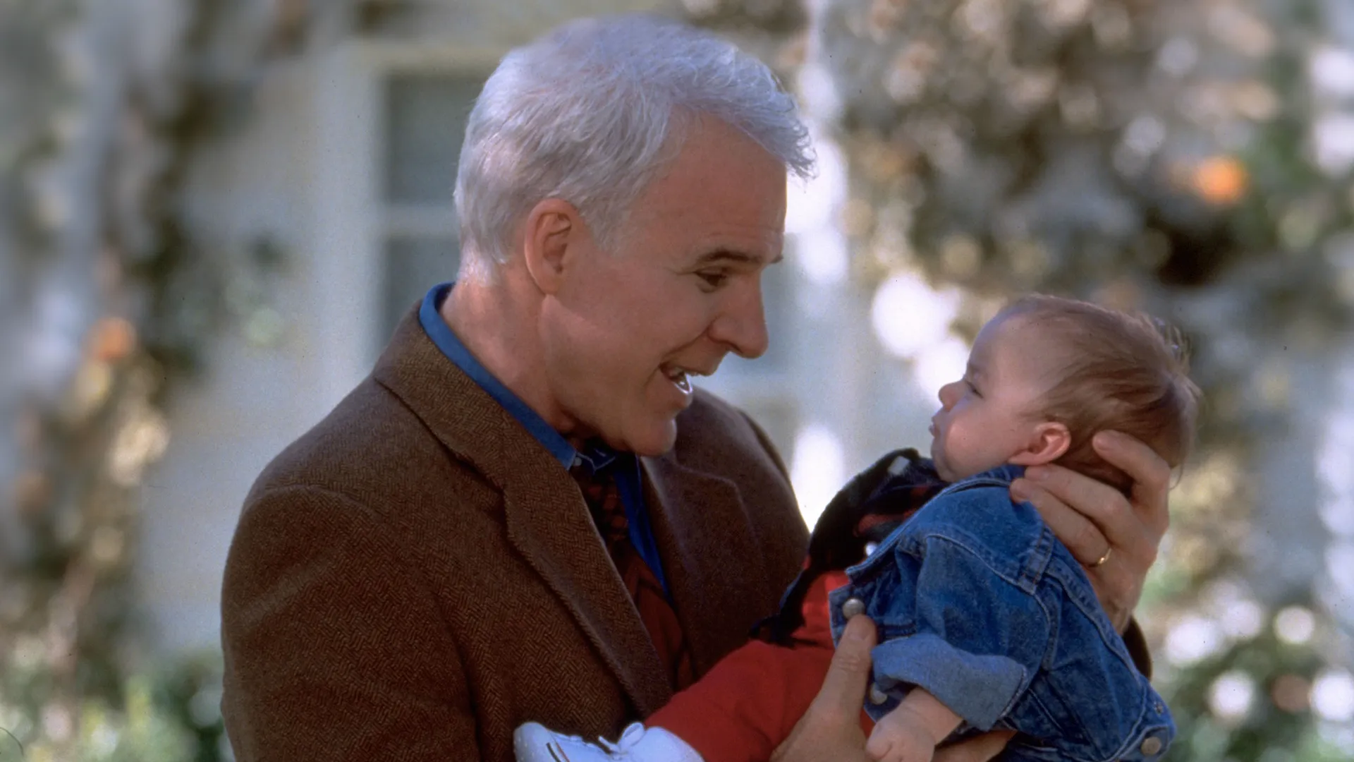 This image features Steve Martin in a scene from the 1995 comedy film Father of the Bride Part II.