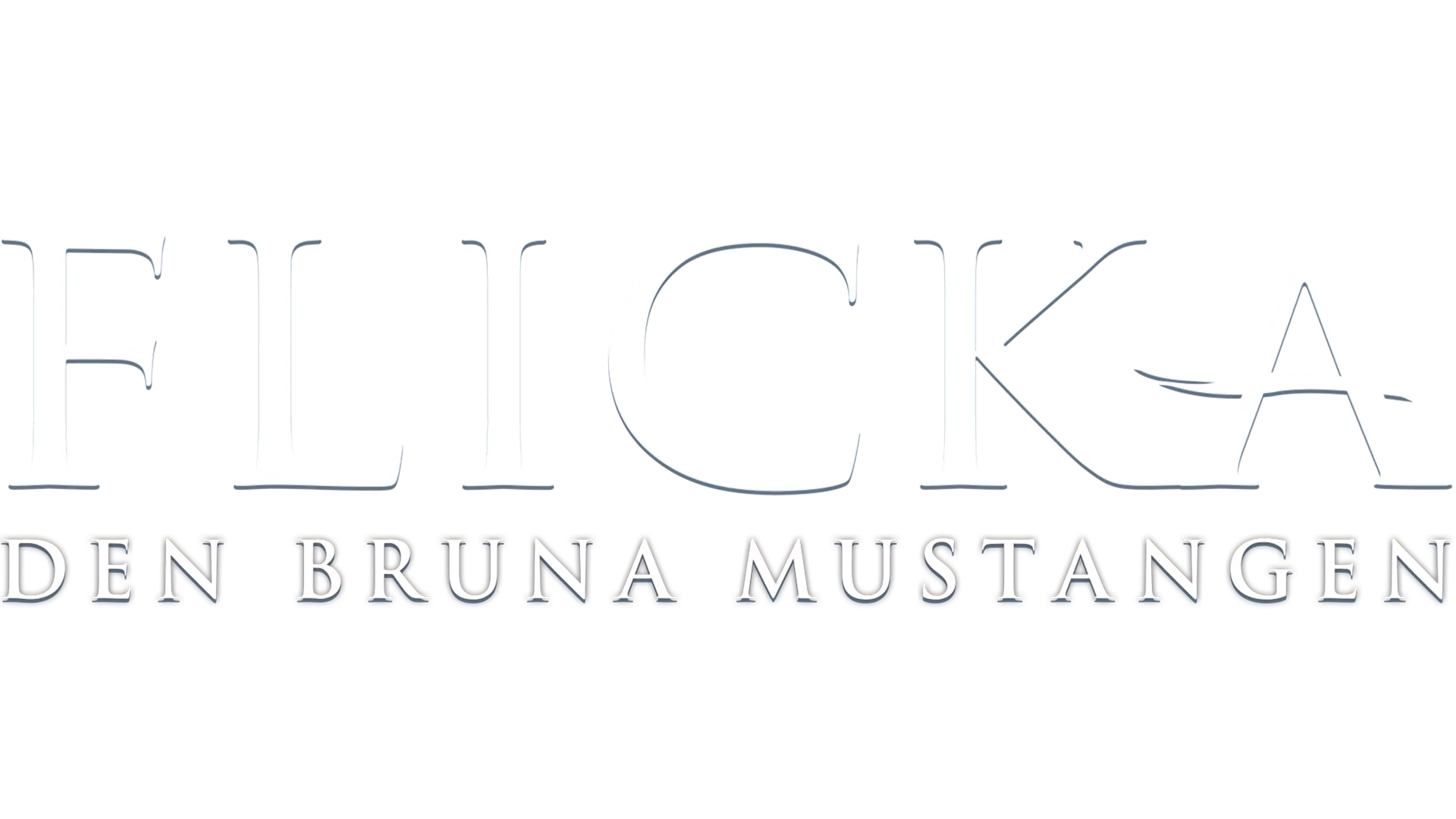 Flicka - Den bruna mustangen