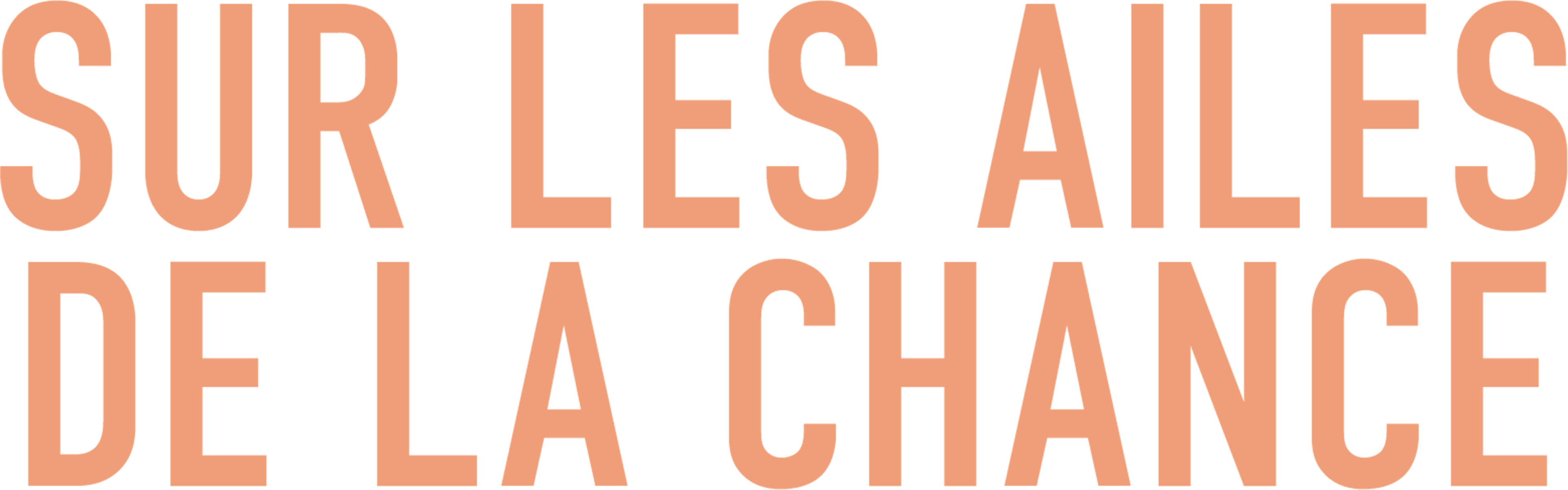 Sur les ailes de la chance