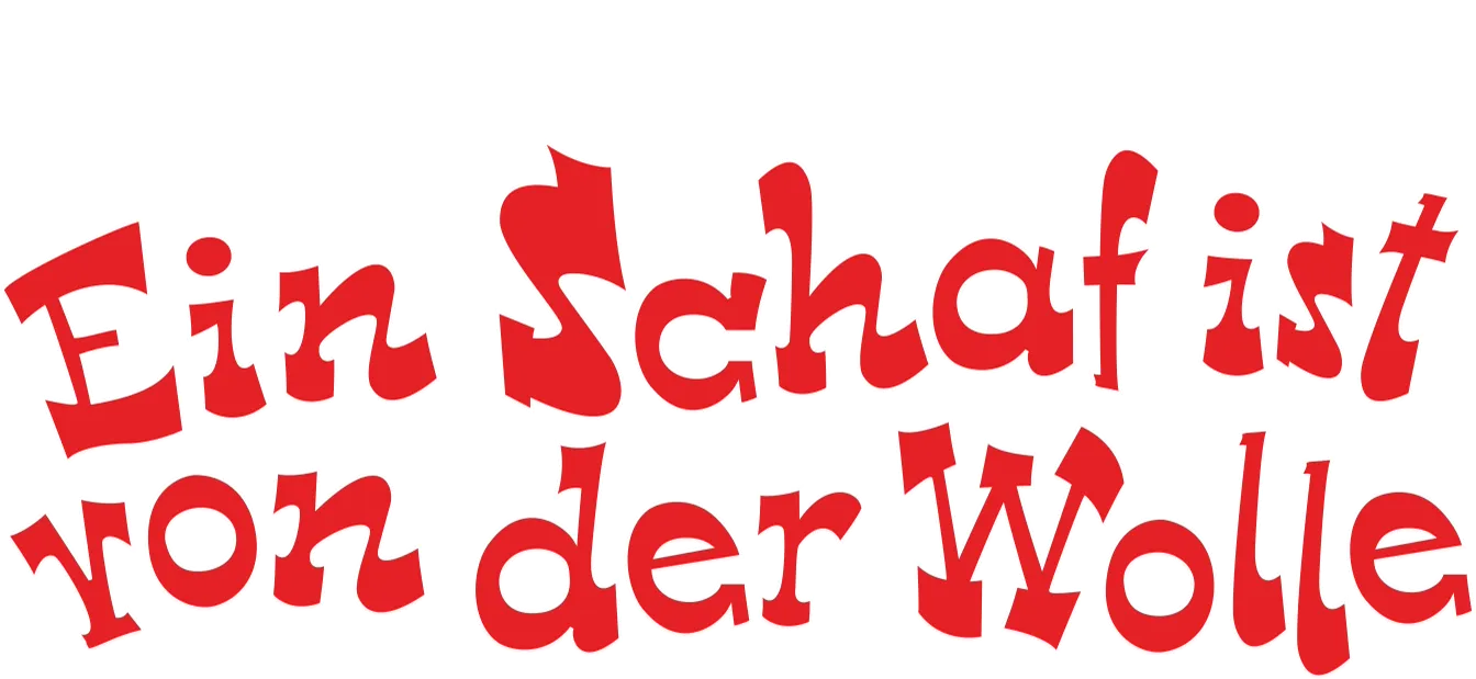 Ein Schaf ist von der Wolle