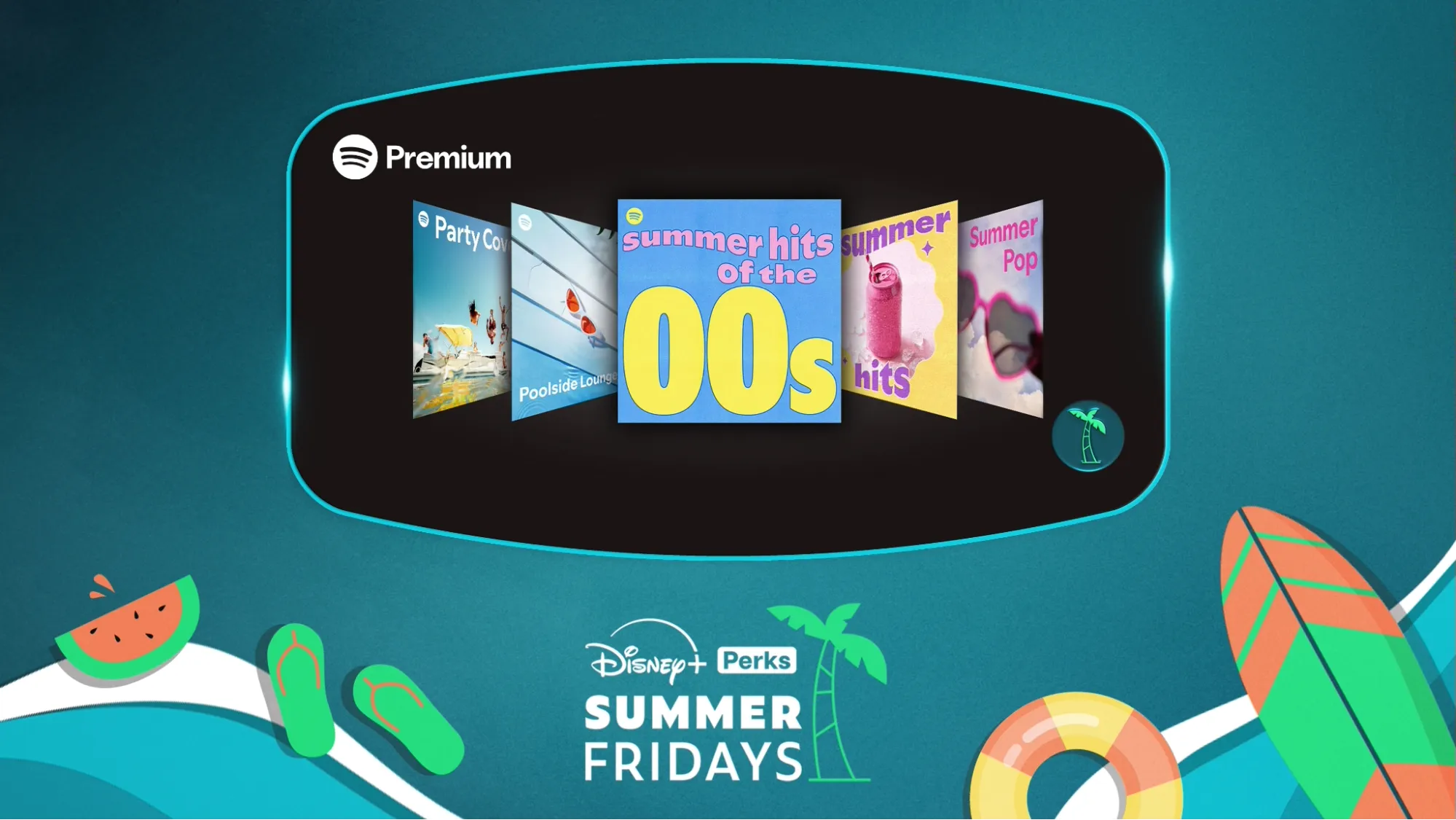 An image of a selection of Spotify playlists