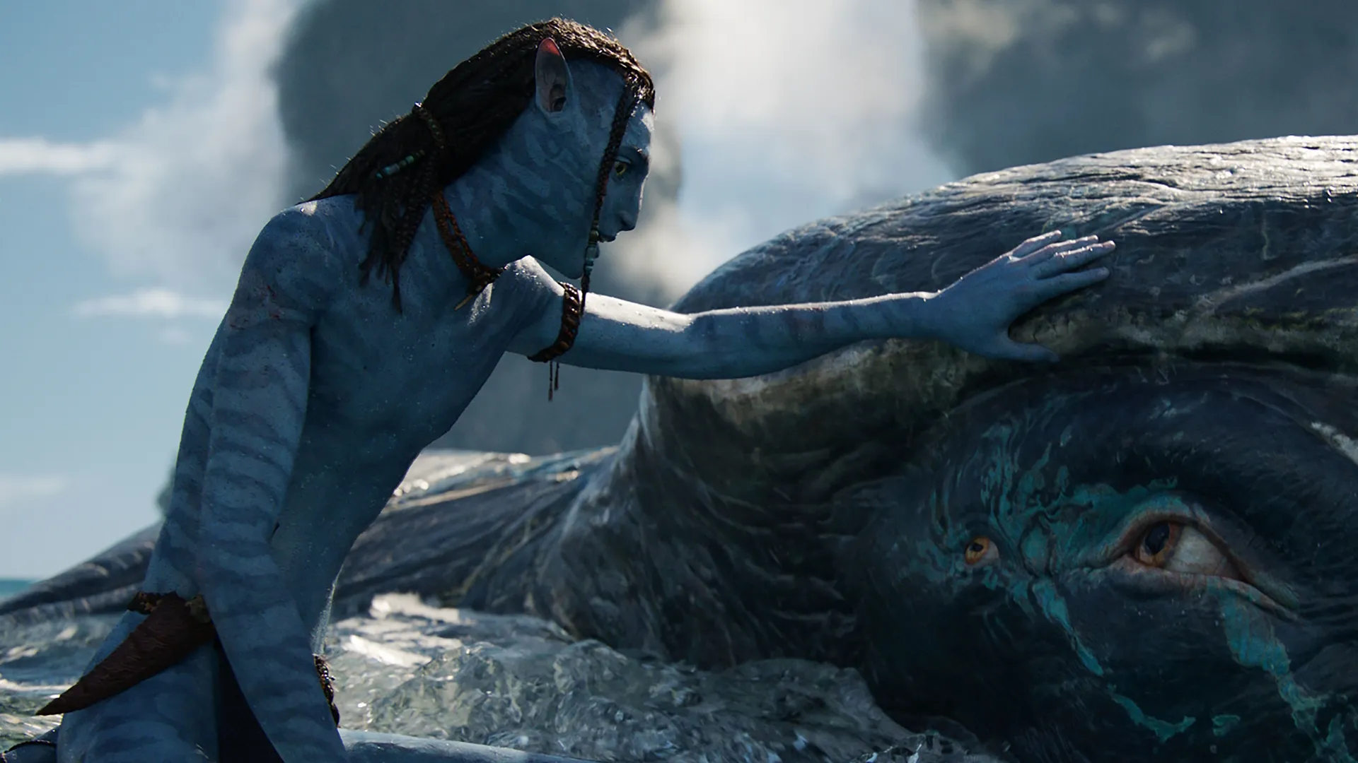 Britain Dalton  as Lo’ak in Avatar: Fire and Ash, 20th Century Studios