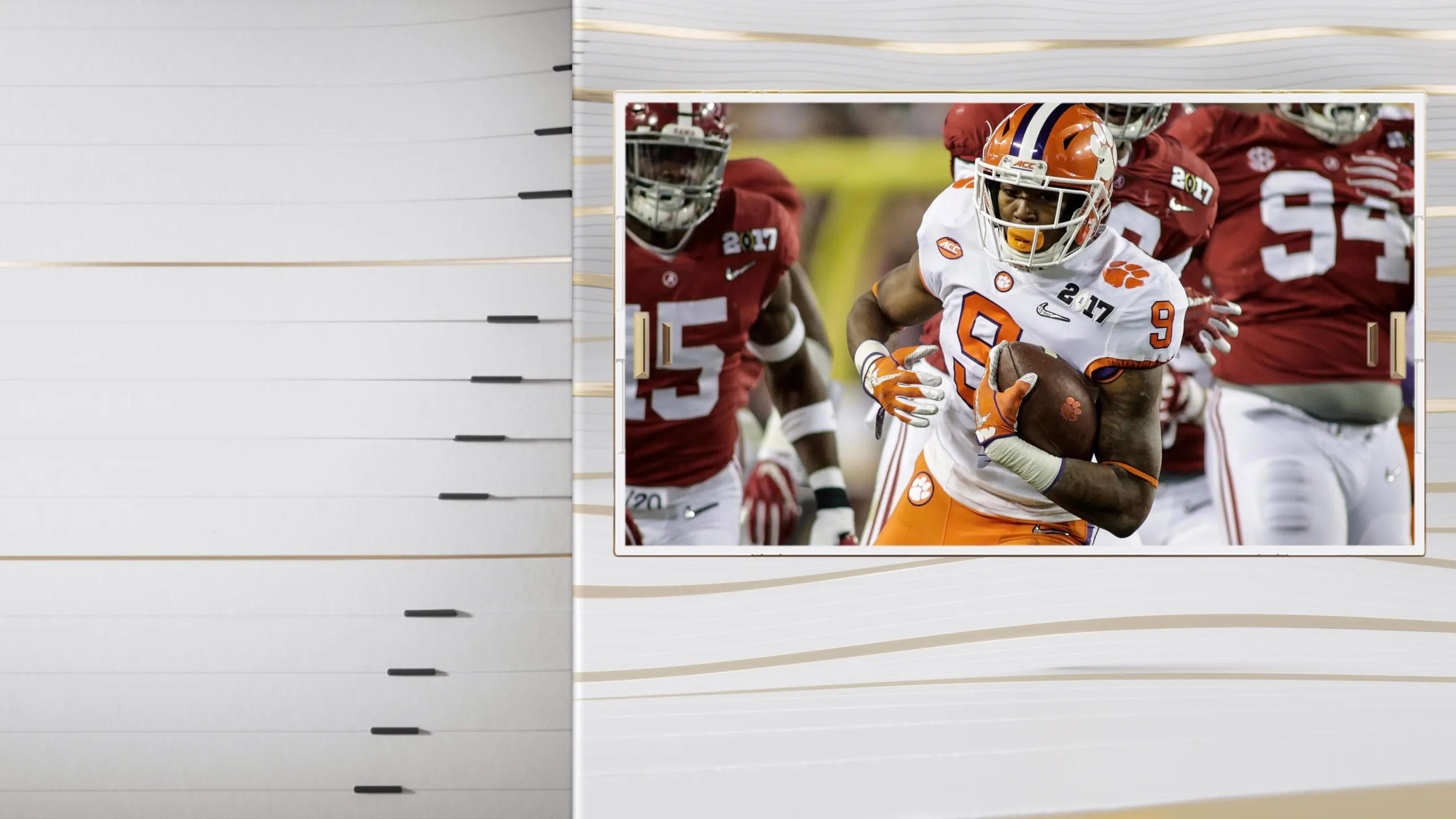 2017 CFP National Championship: Clemson vs. Alabama