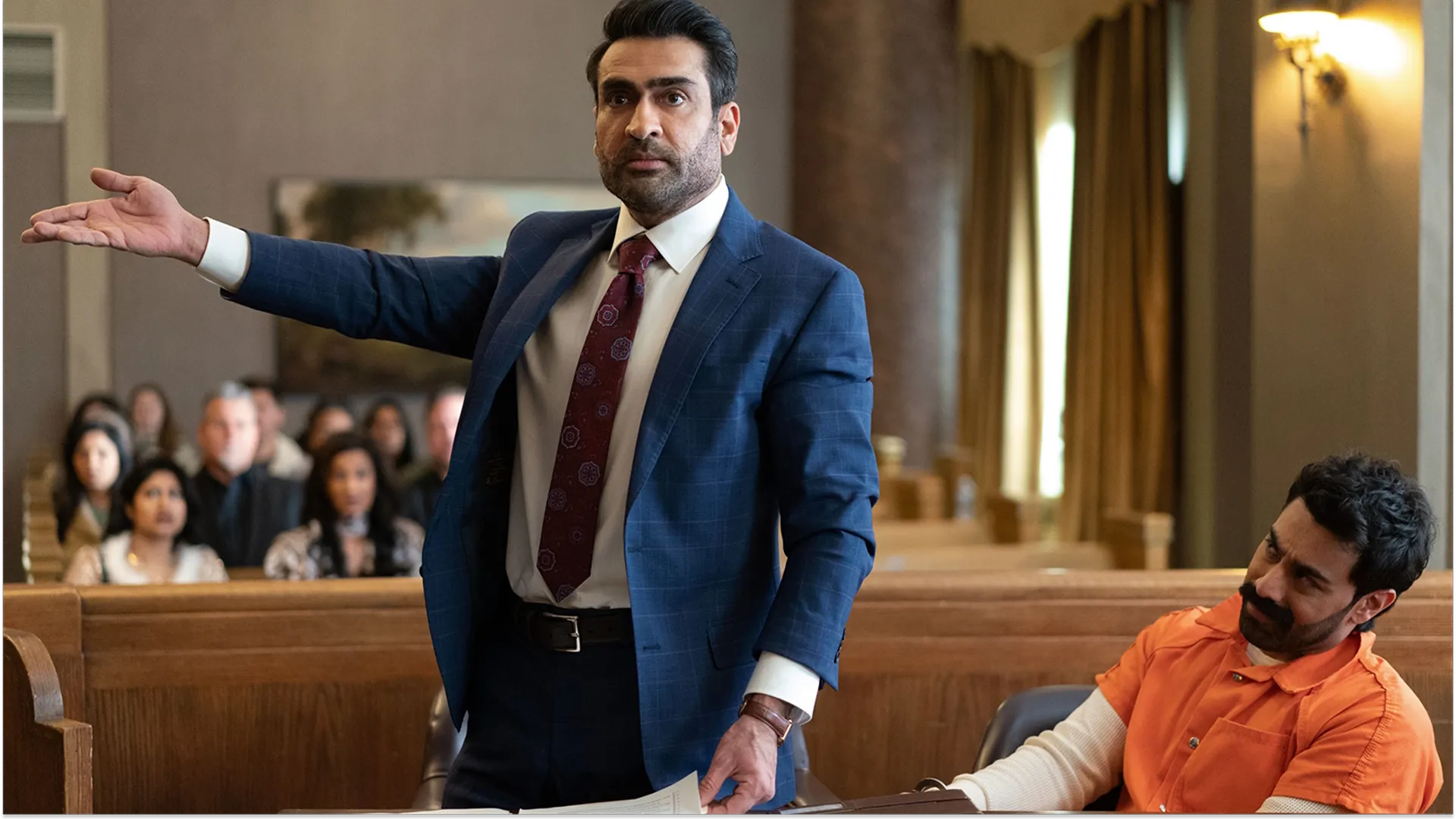 Kumail Nanjiani as Danyal Khan, a defense attorney hired by Max.