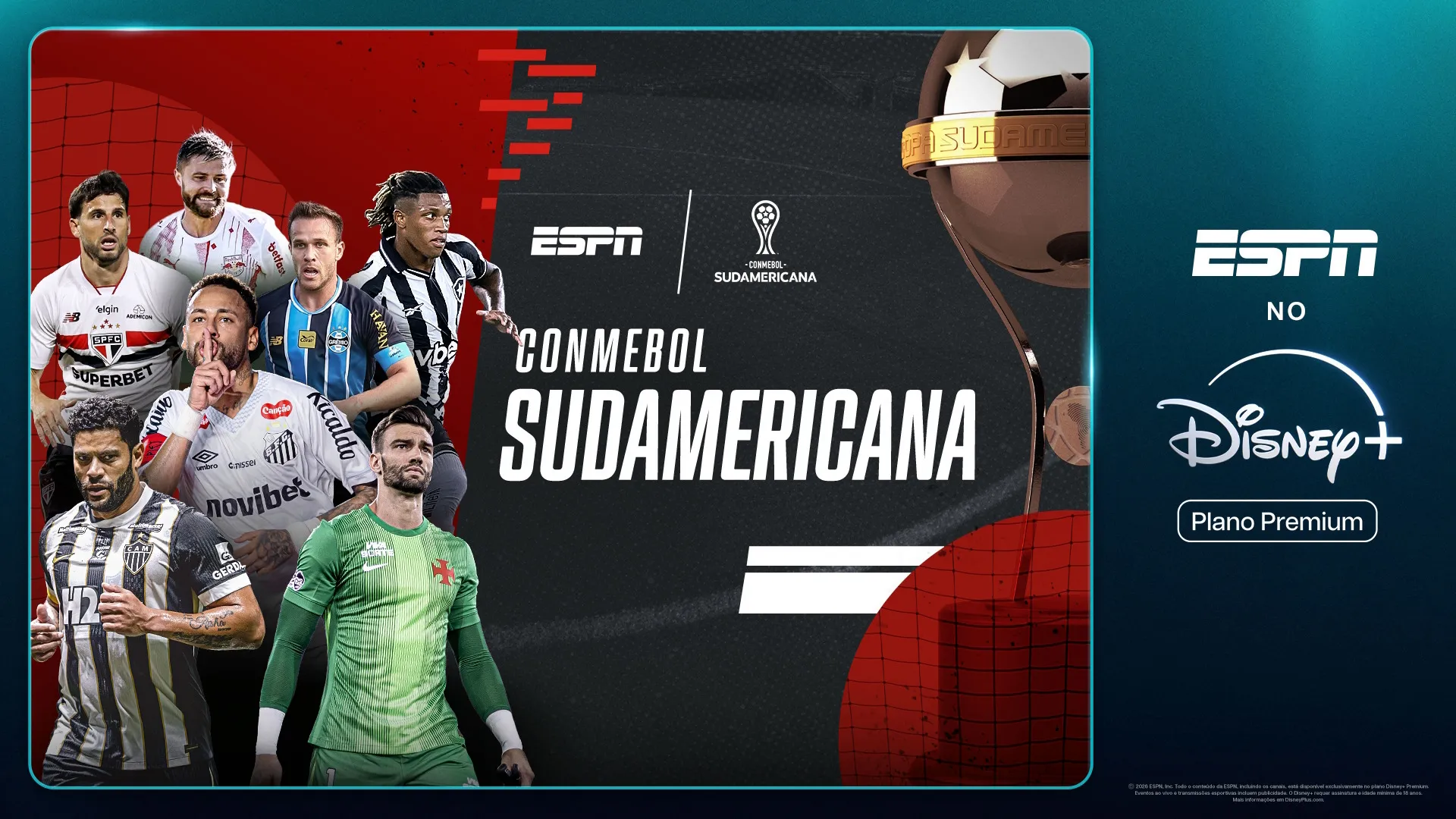 CONMEBOL Sul-Americana, ESPN no Disney+