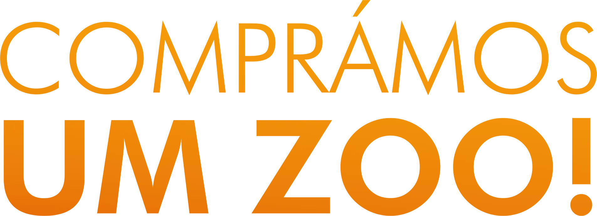 Comprámos Um Zoo!