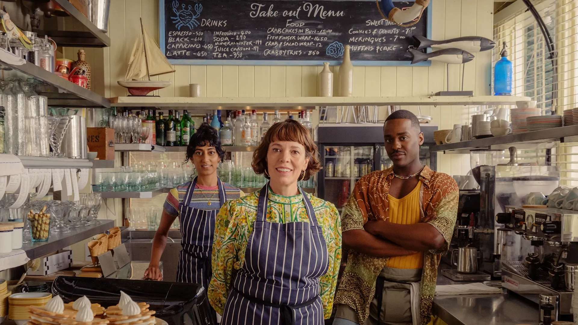 The image is from the movie The Roses, a dark comedy starring Olivia Colman and Benedict Cumberbatch. 