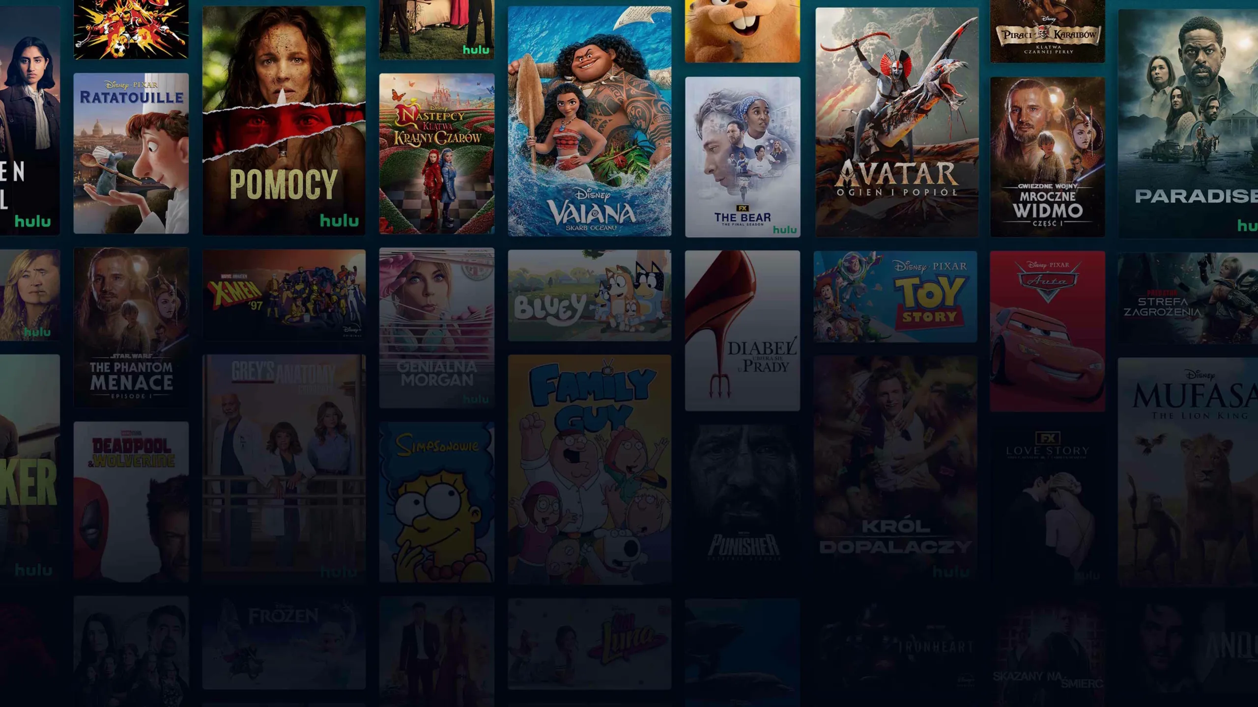 Background image of various Disney+ titles