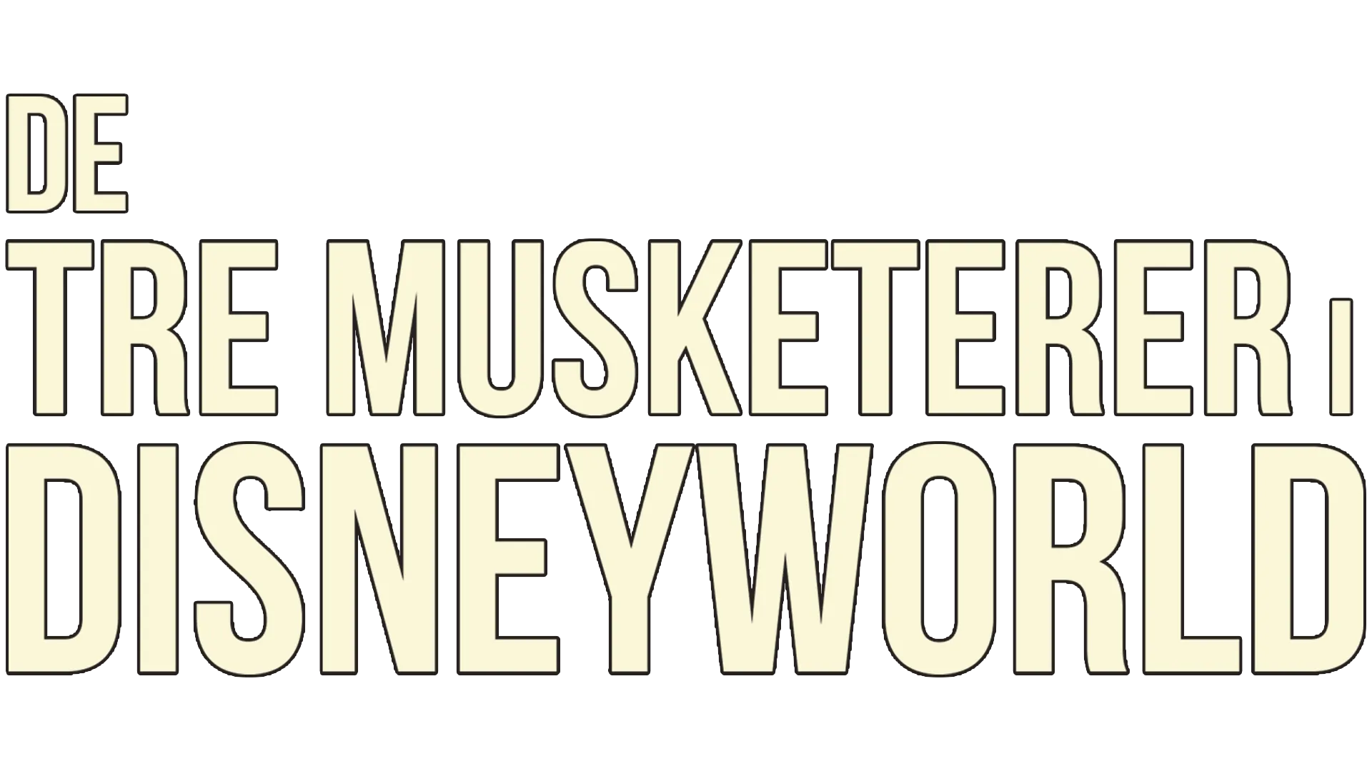 De tre musketerer i Disneyworld