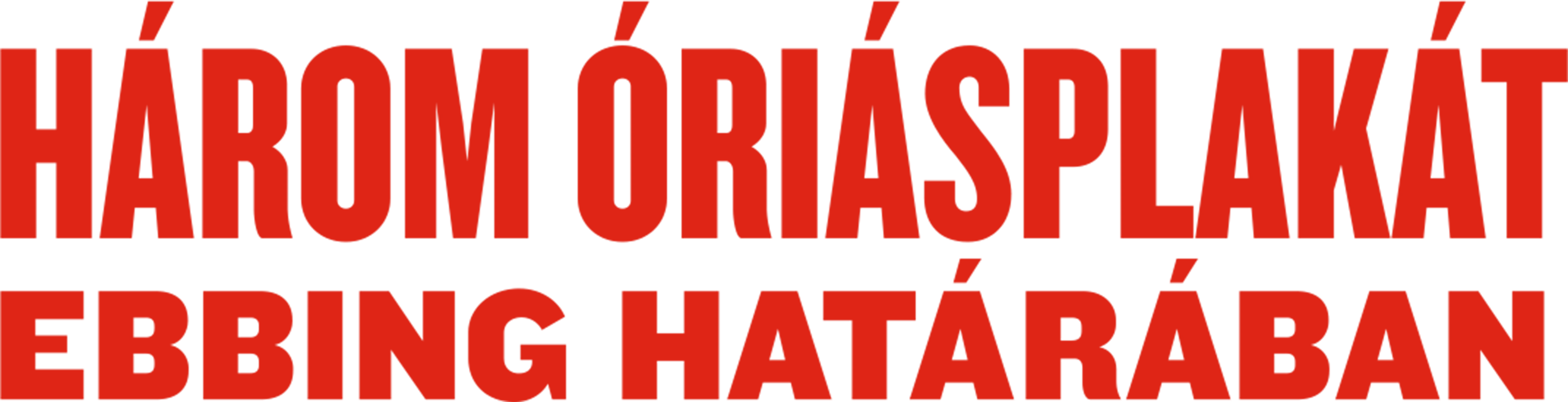 Három óriásplakát Ebbing határában