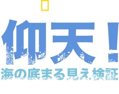 仰天！海の底まる見え検証：水面下に眠るアメリカの歴史