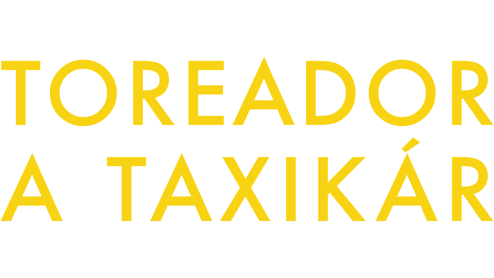 Toreador a taxikár