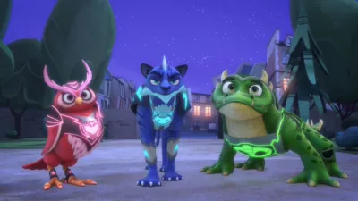 thumbnail - S5:E15 The PJ Riders / Flashcar in the Sky