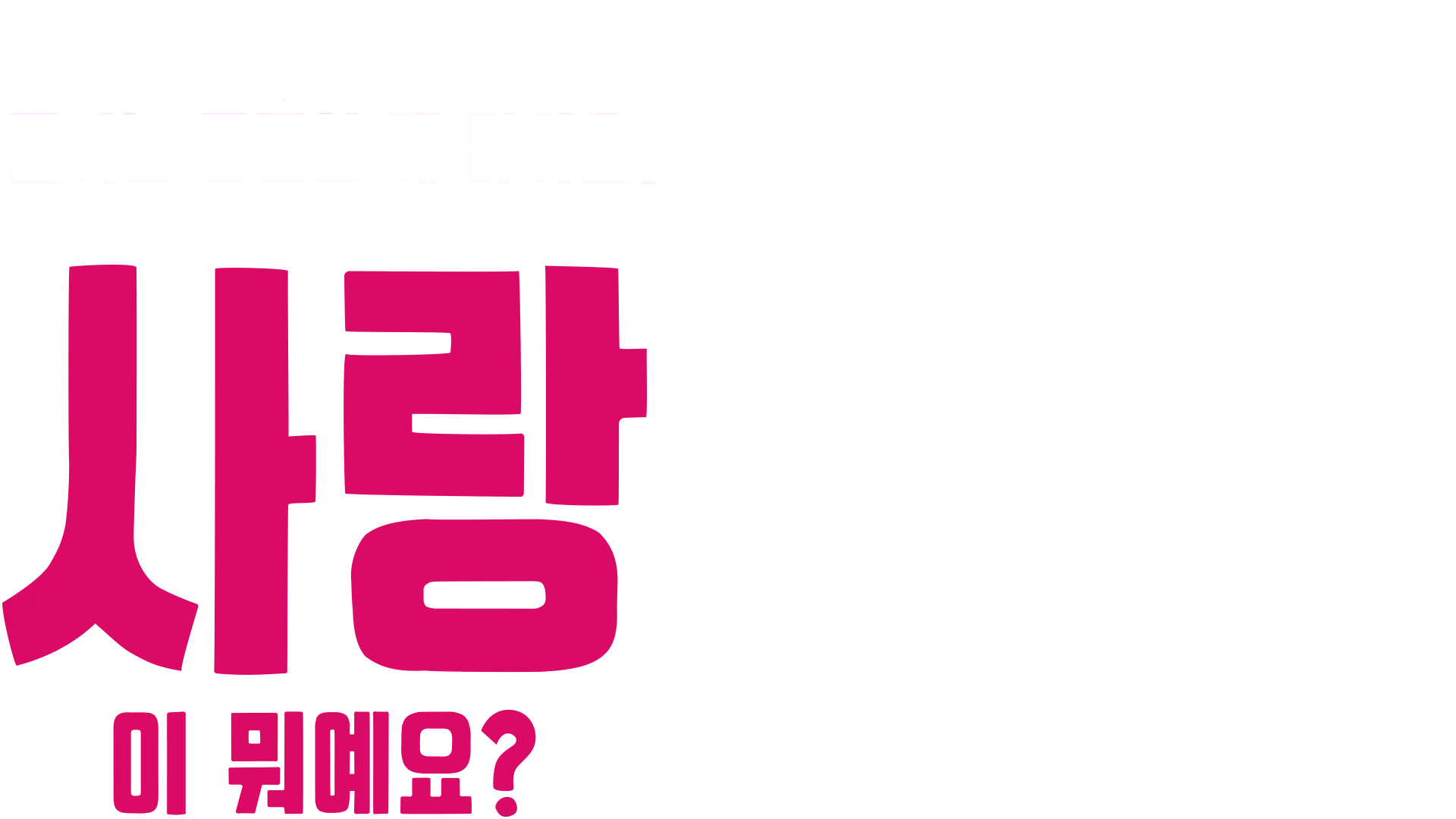 포키는 궁금한 게 많아요: 사랑이 뭐예요?