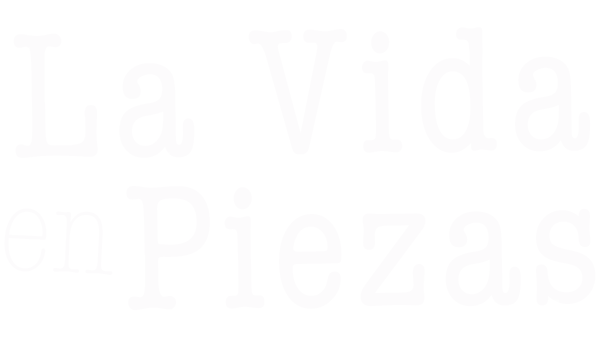 La vida en piezas