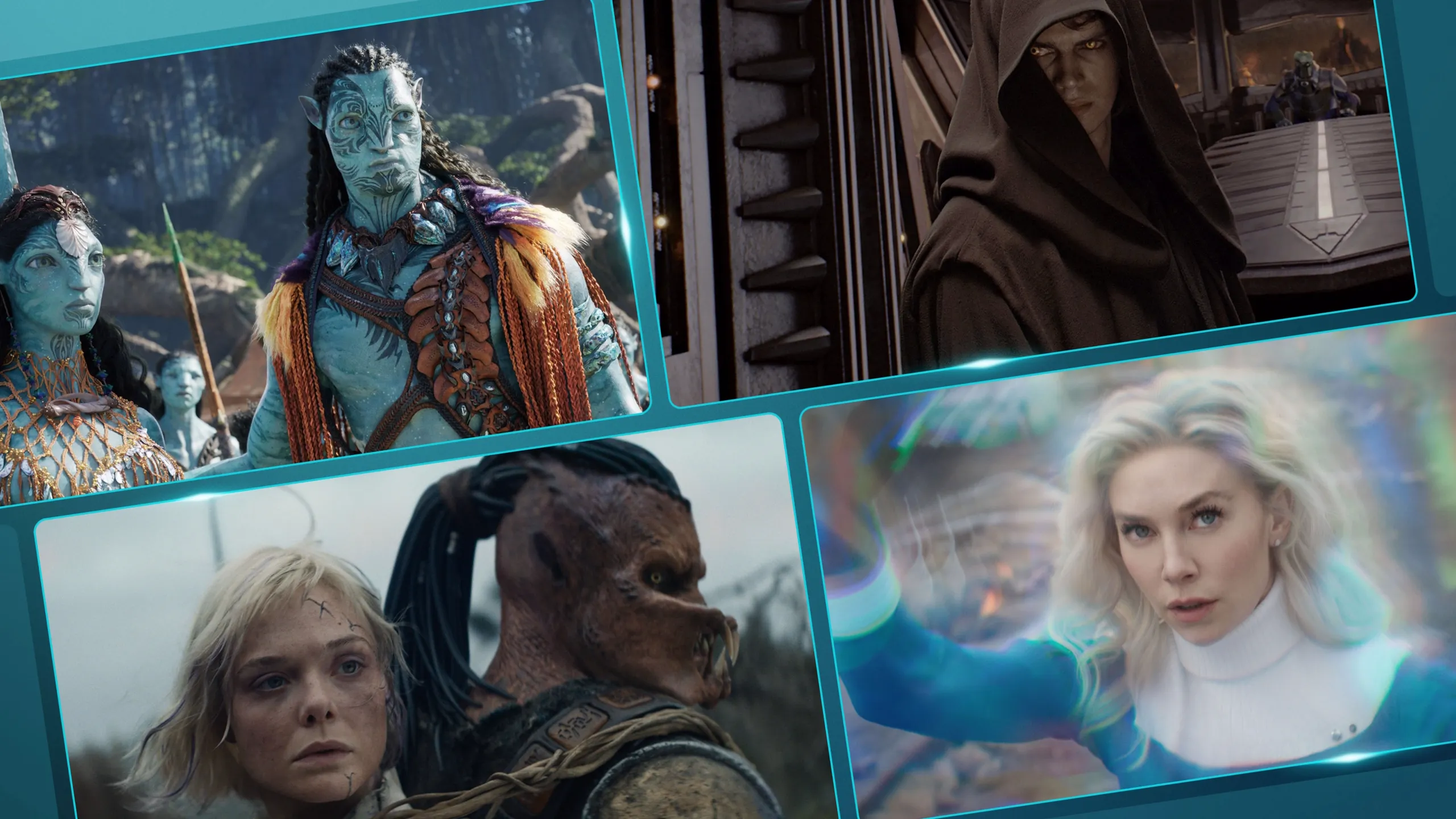 Images from titles (The Falcon and the Winter Soldier, Revenge of the Sith and The King's Man) which feature in the article.
