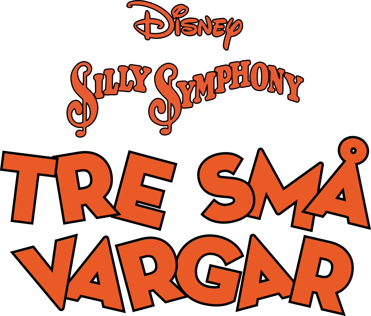 Tre små vargar