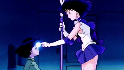 thumbnail - S5:E168 (Sub) Saturn Awakens: the Ten Sailor Guardians Unite