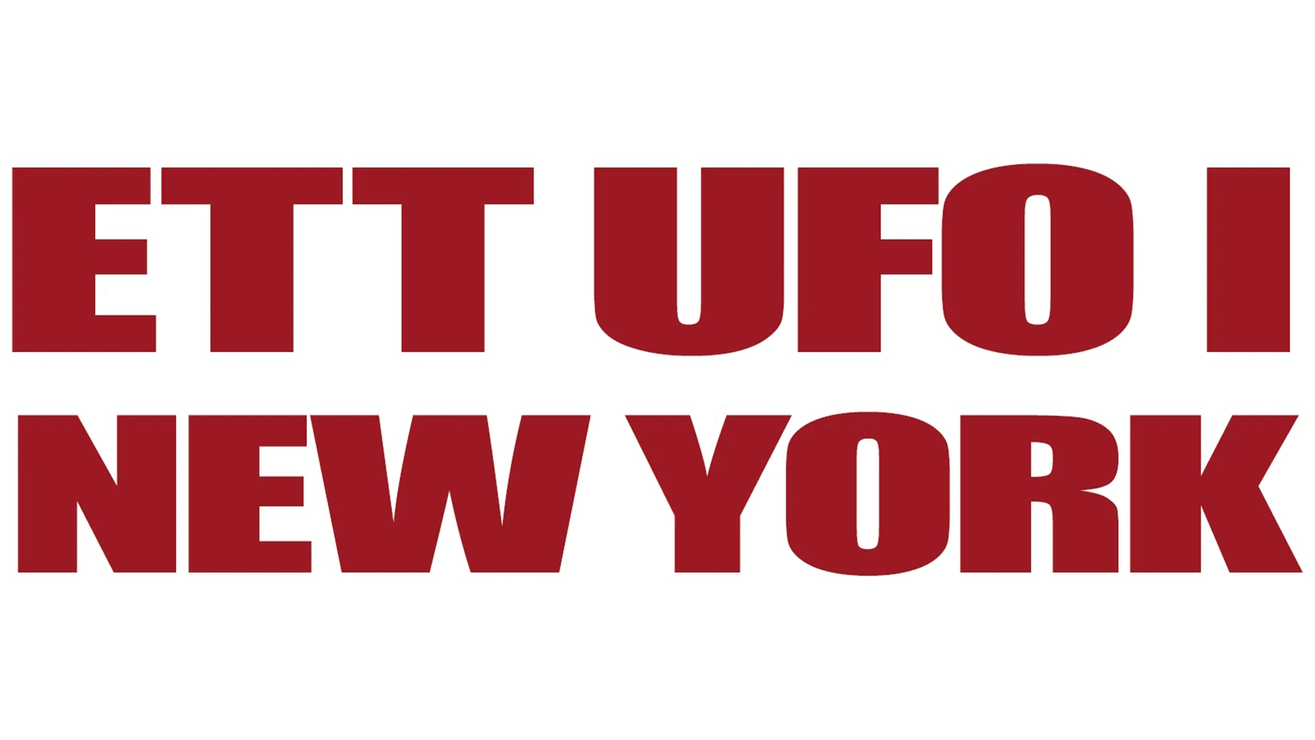 Ett UFO i New York