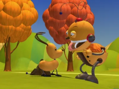 thumbnail - S5:E4 Dino Bots / A Couple of Good Sports / Pappy's Pals