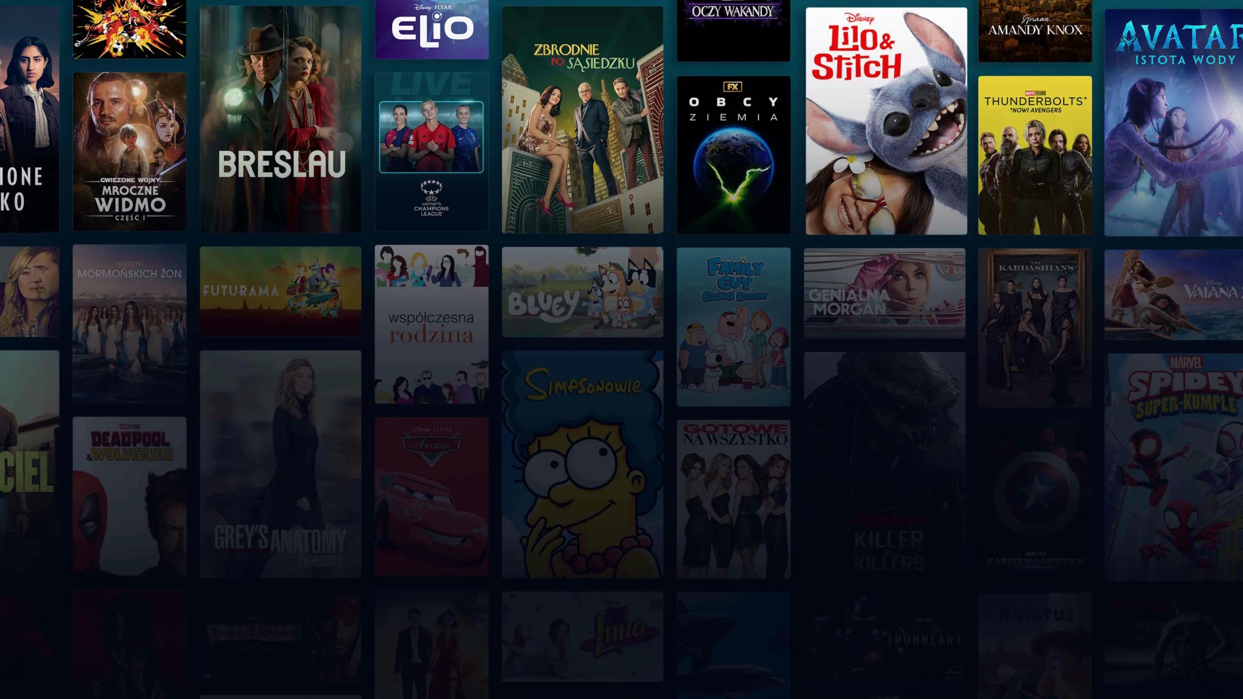 Background image of various Disney+ titles