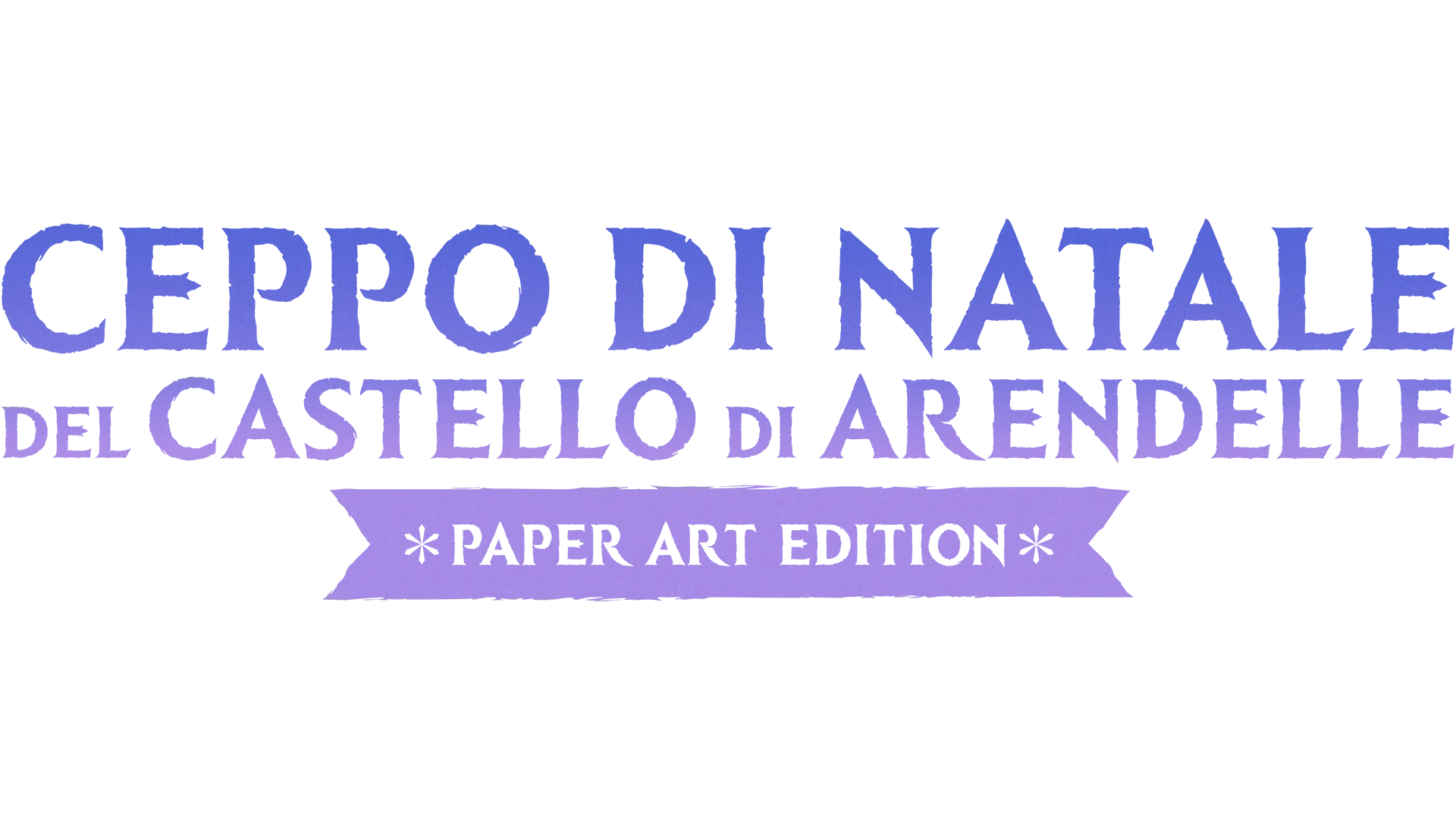 Ceppo di Natale del Castello di Arendelle: Paper Art Edition