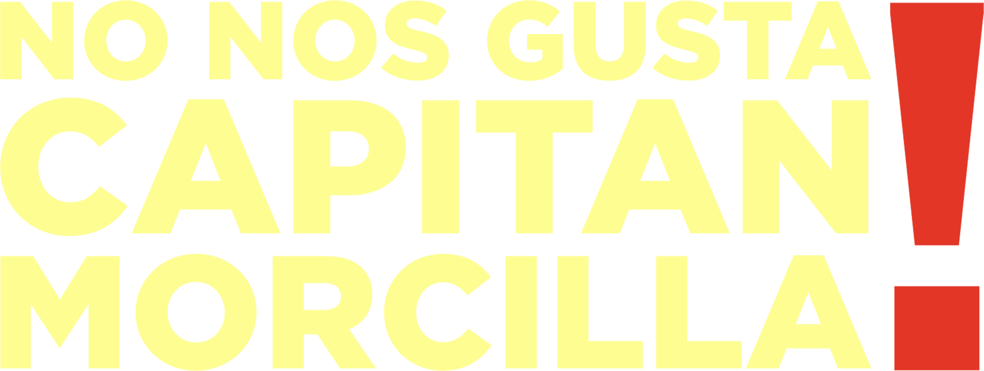 No Nos Gusta Capitan Morcilla