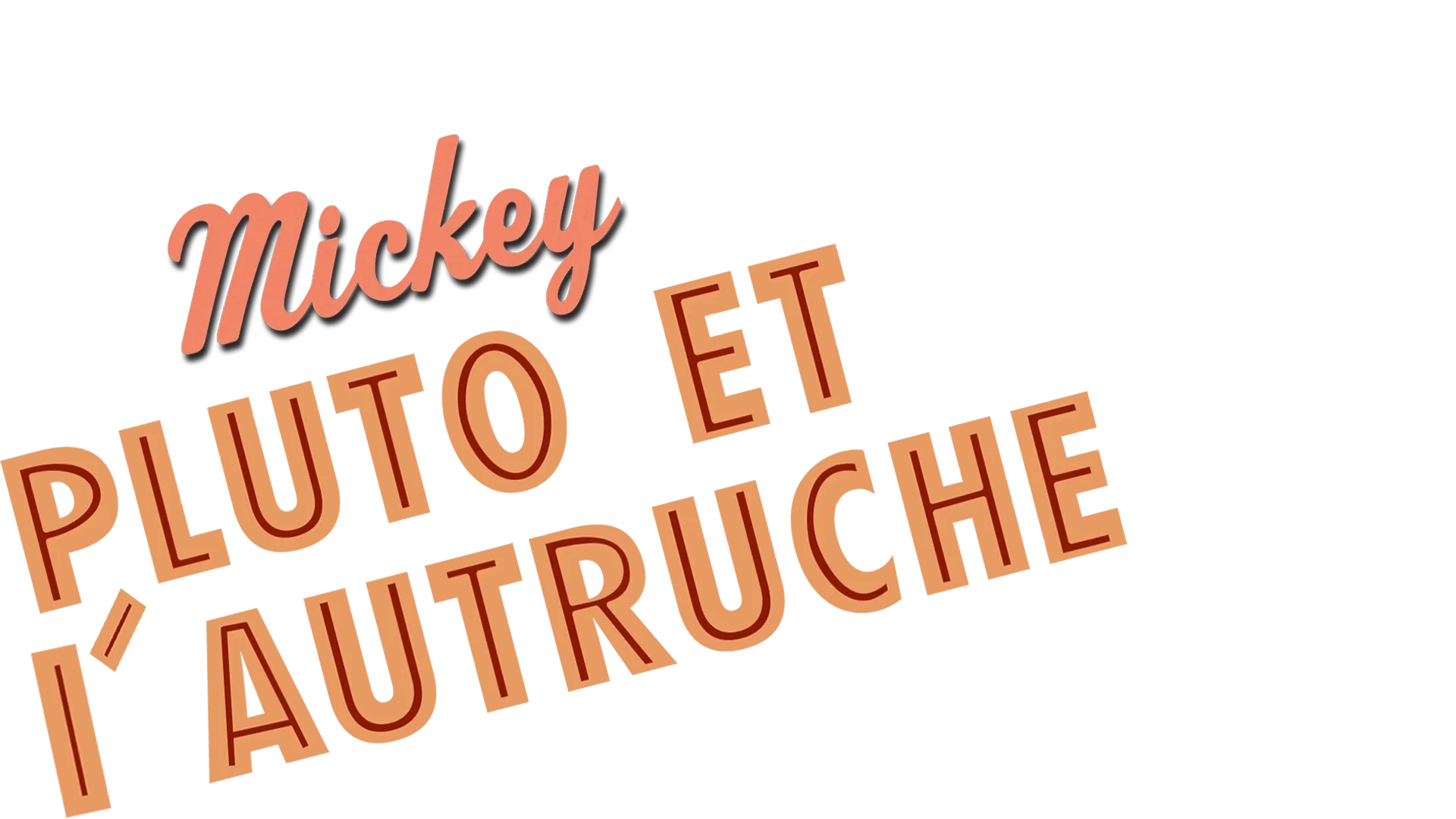 Mickey, Pluto et l'Autruche