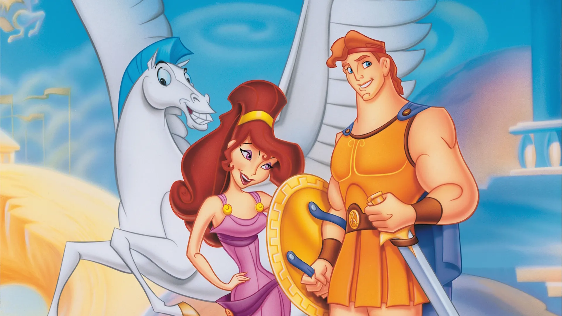 Hércules, Megara e Pégaso em Hércules