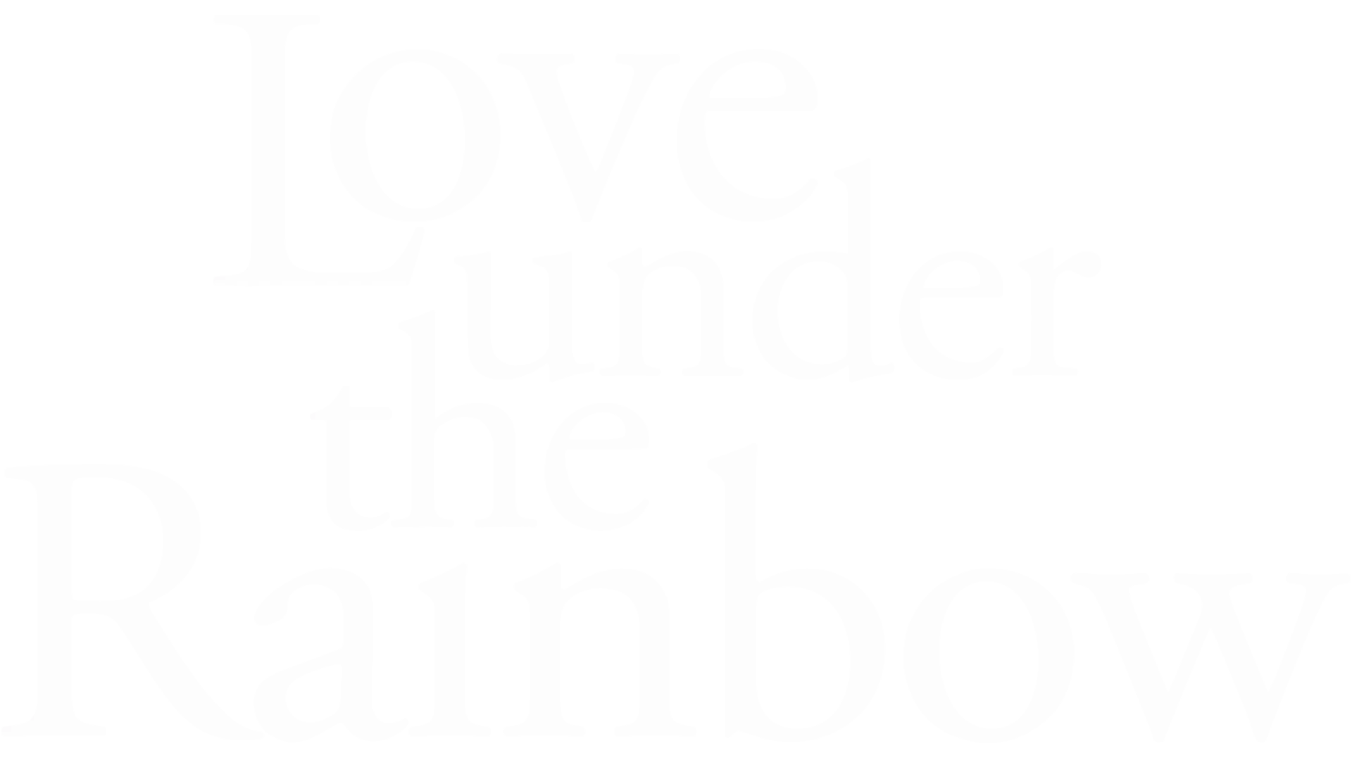 Love Under The Rainbow