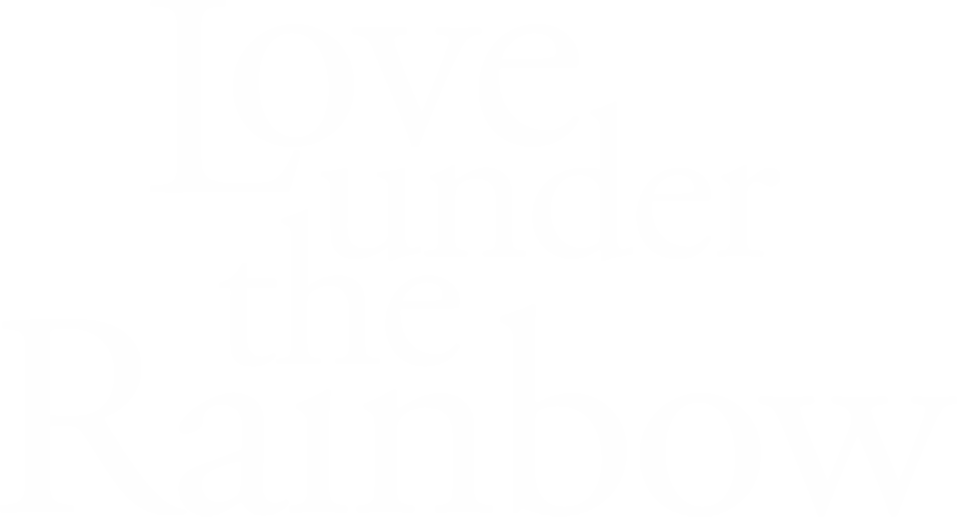Love Under The Rainbow