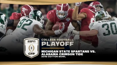 thumbnail - 2016 Cotton Bowl: Michigan State vs. Alabama