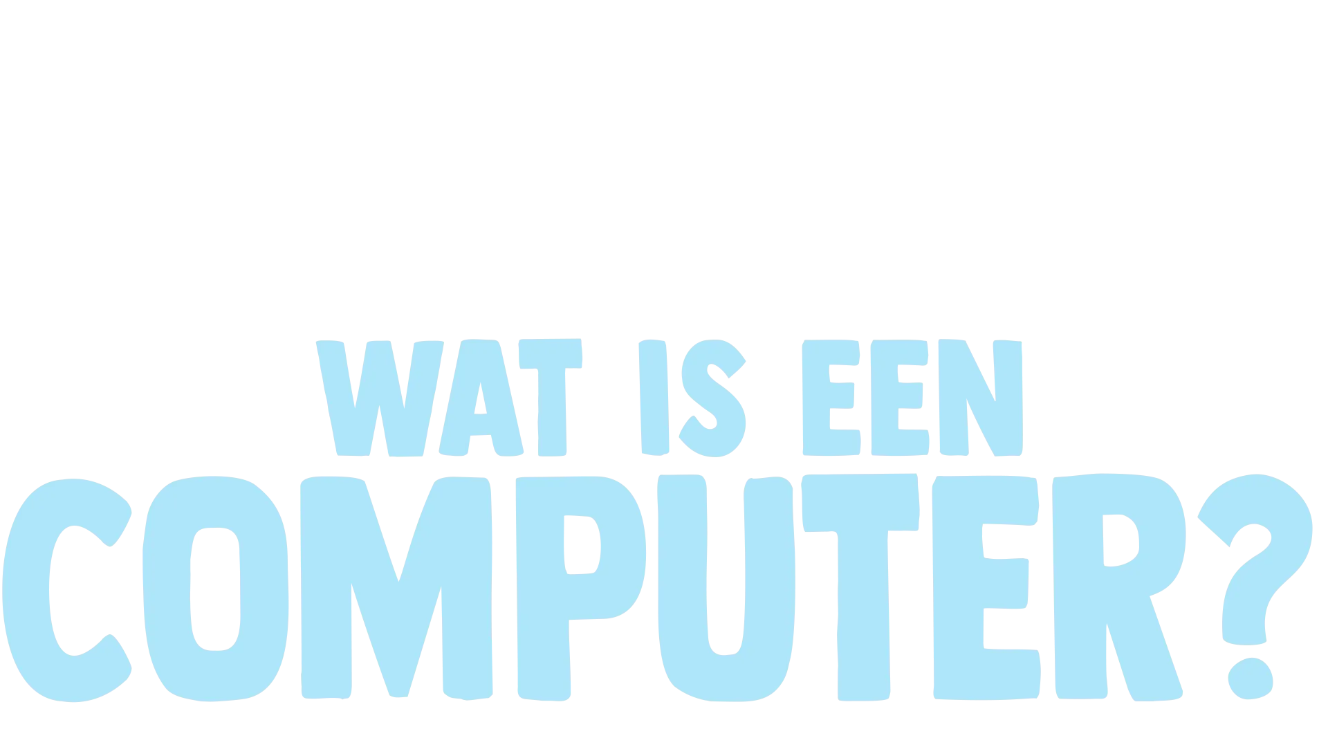 Vorkie stelt een vraag: Wat is een computer?