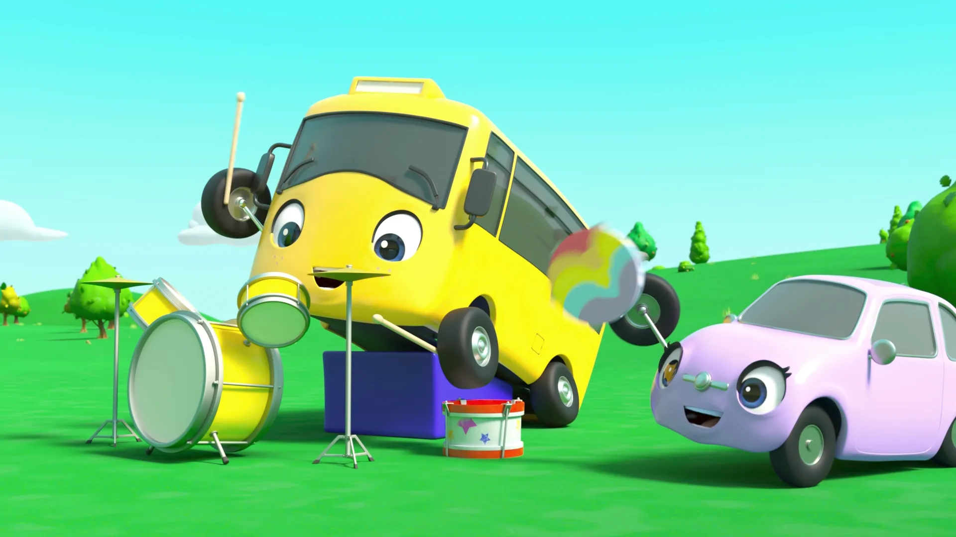 thumbnail - S2:E21 Buster's Musical Band - Learn to Share with Friends