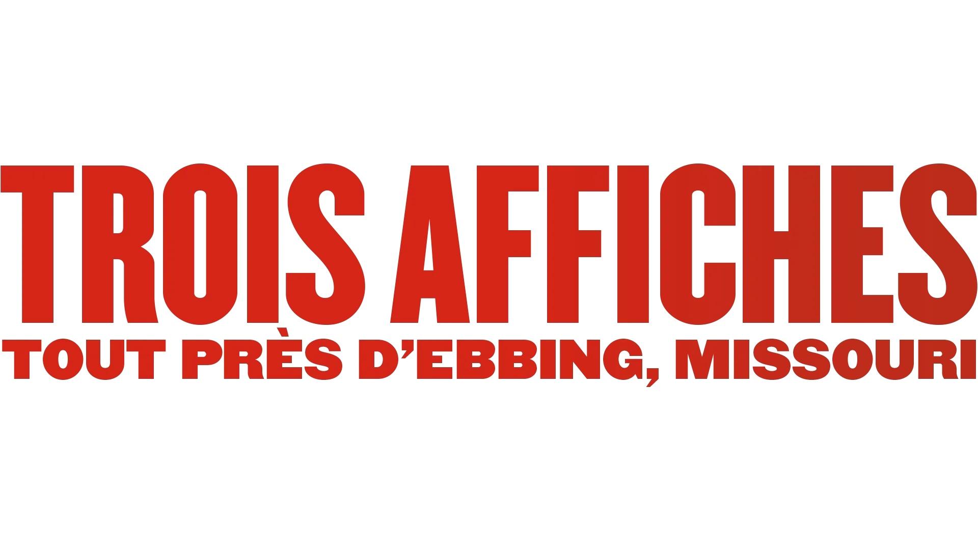 Trois affiches tout près d'Ebbing, Missouri