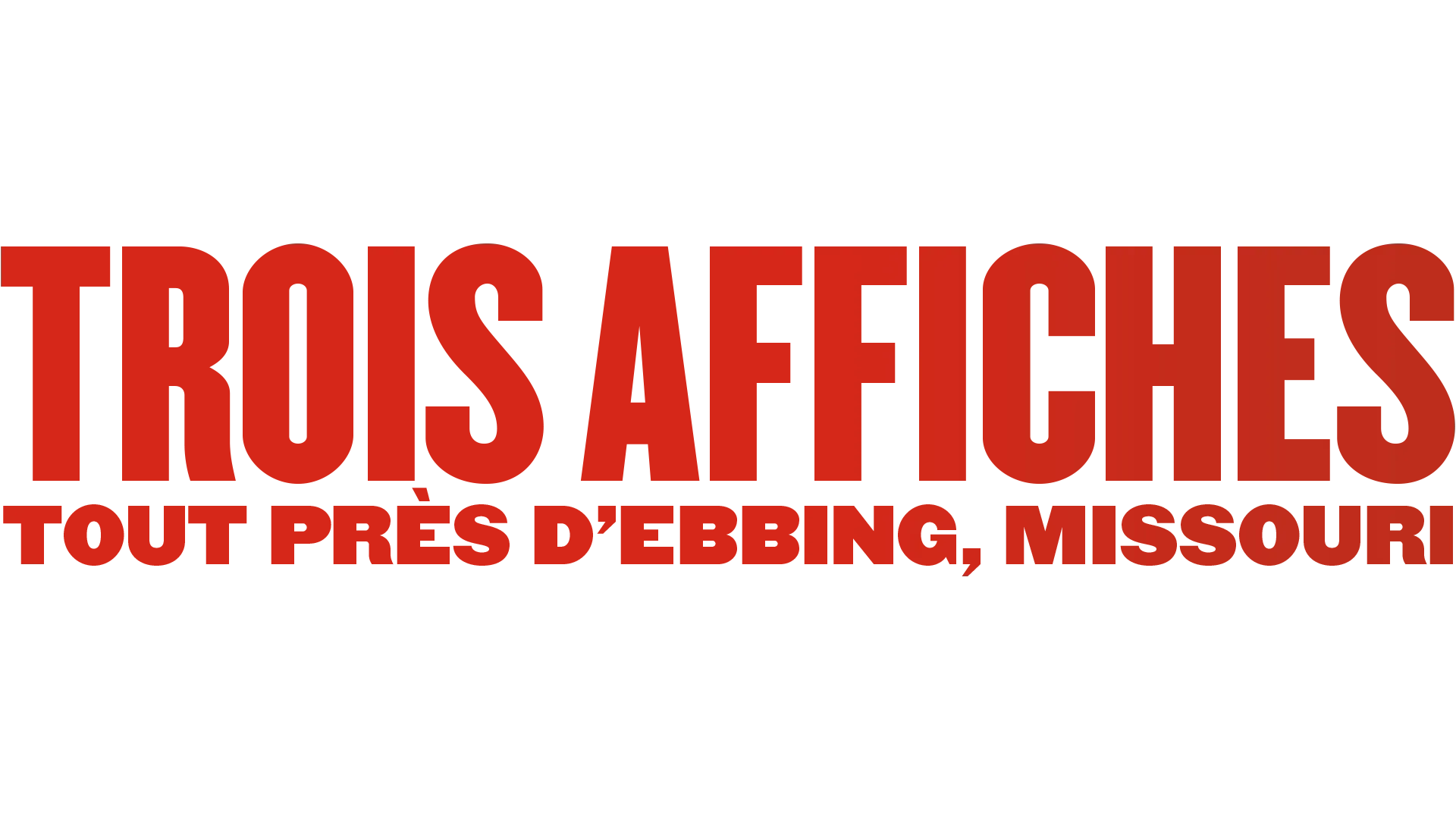 Trois affiches tout près d'Ebbing, Missouri