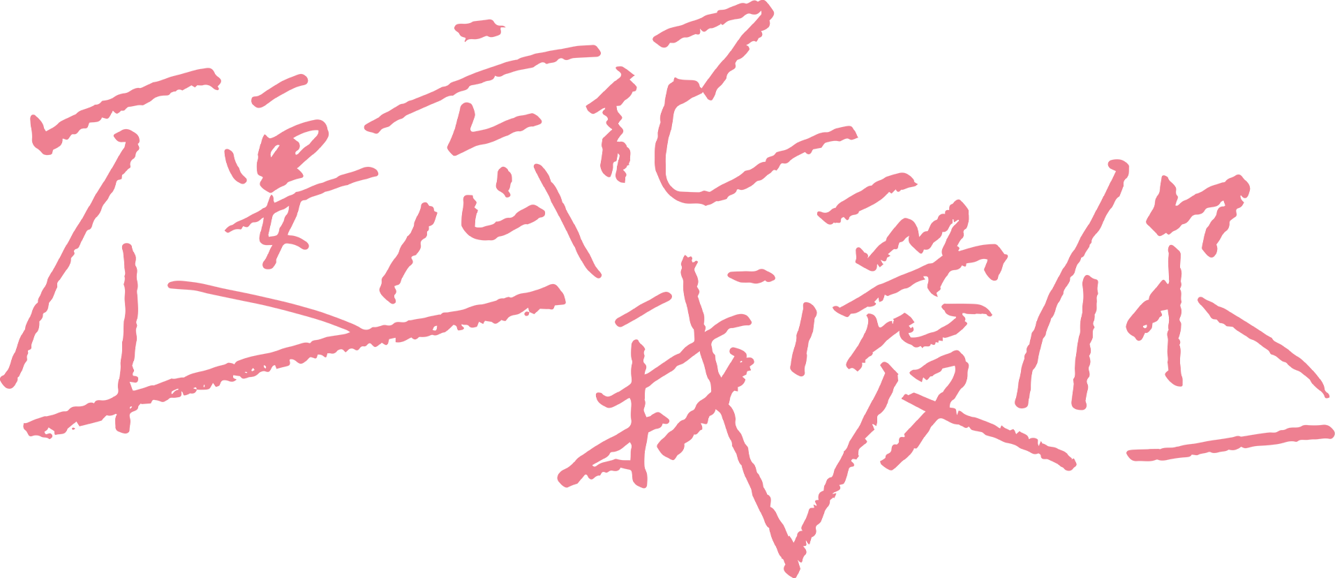 不要忘記我愛你