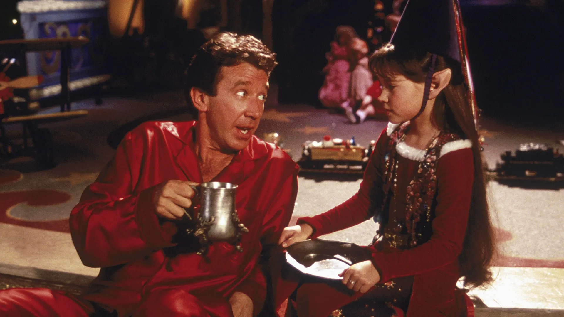 Tim Allen in a scene from the 1994 Christmas movie, The Santa Clause